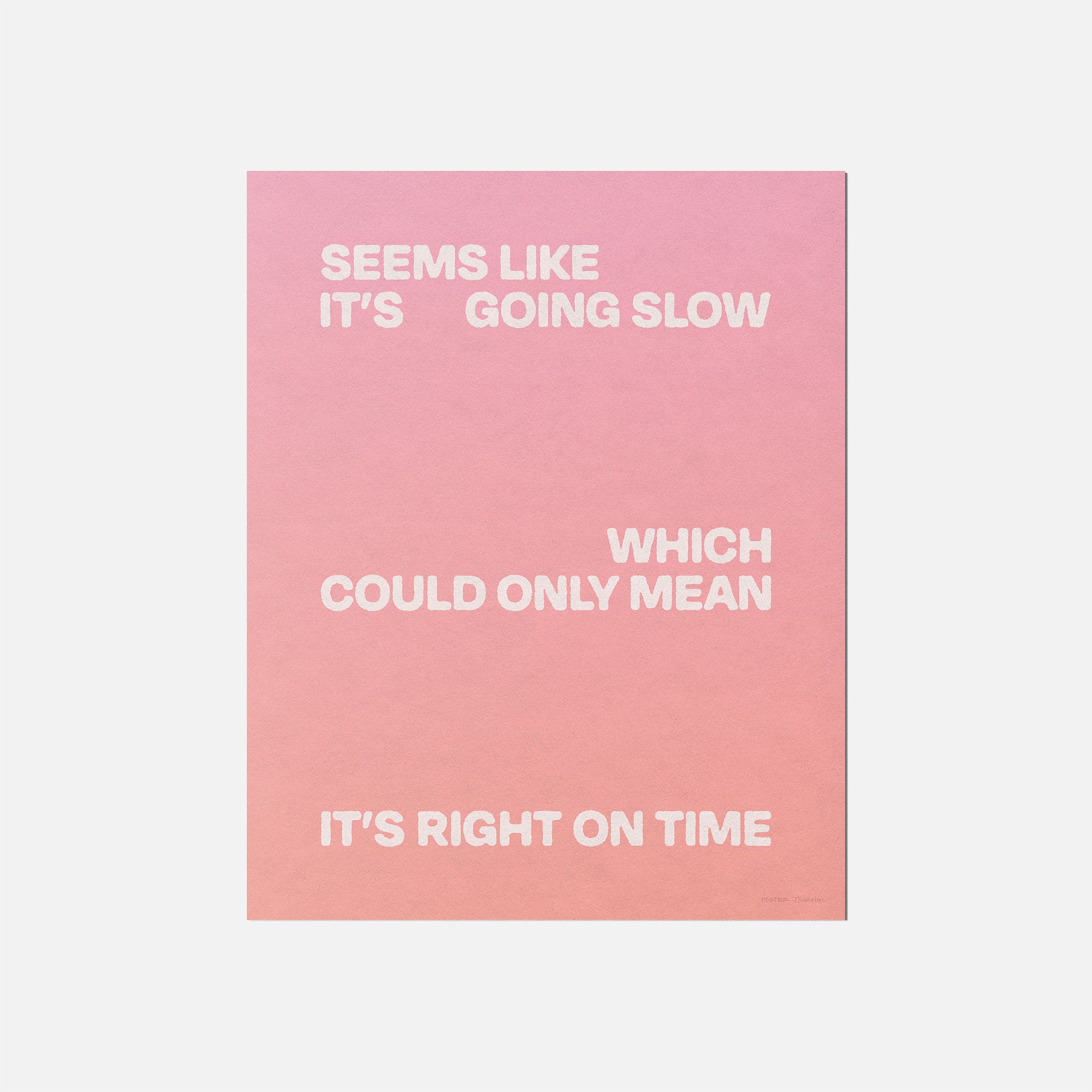 SLOW PRINT