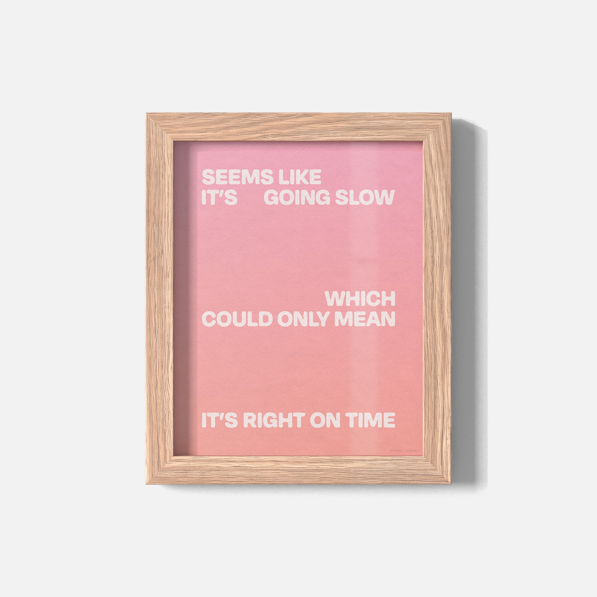 SLOW PRINT