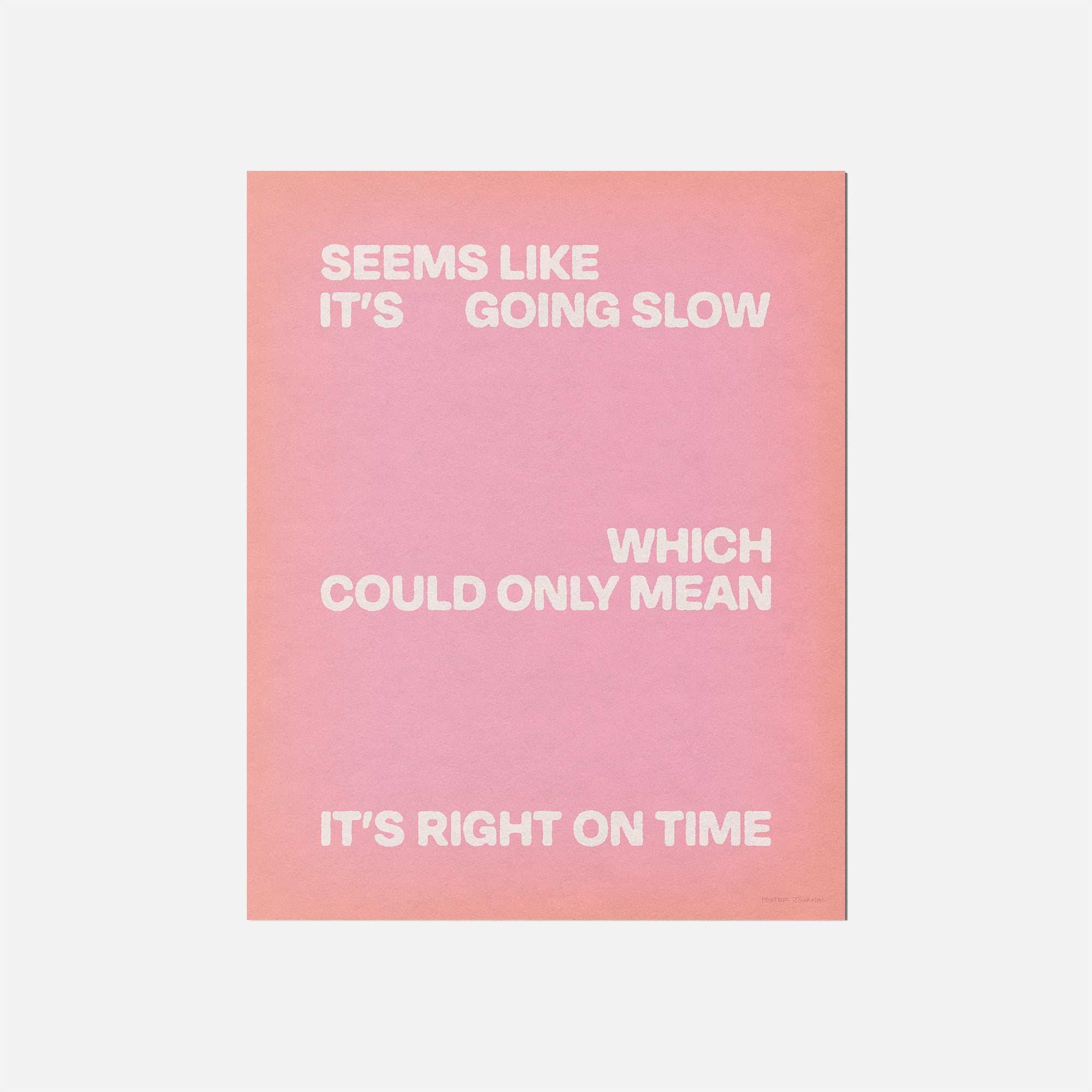 SLOW PRINT