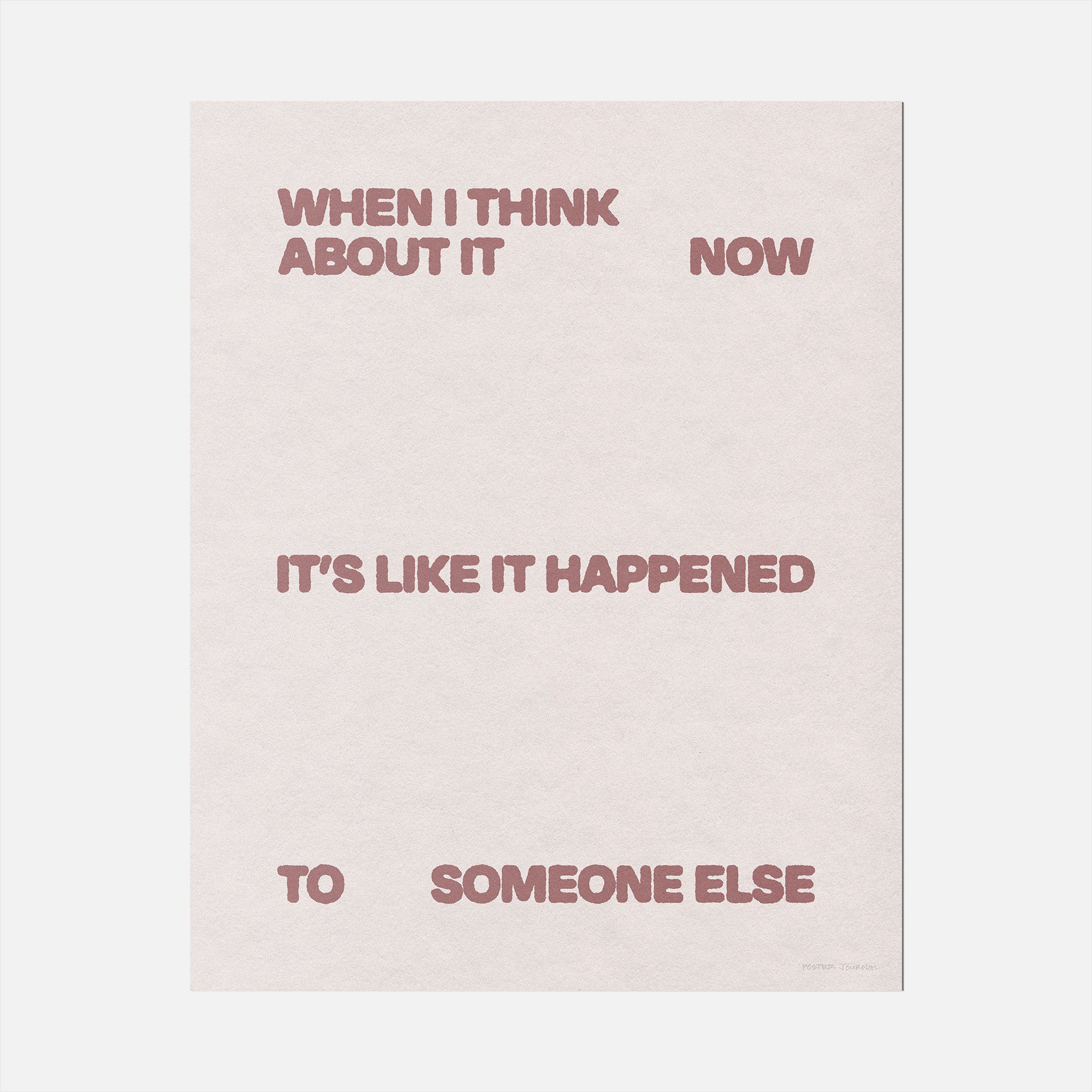 SOMEONE PRINT