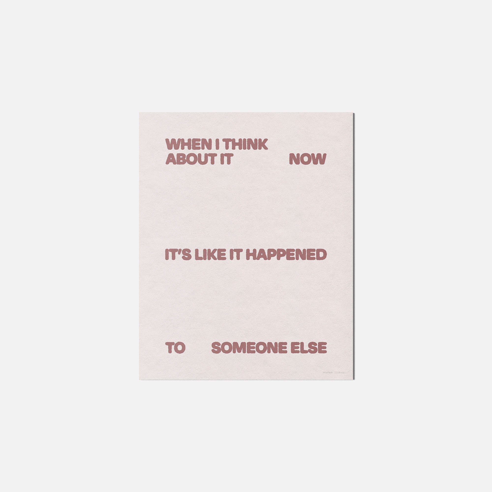 SOMEONE PRINT