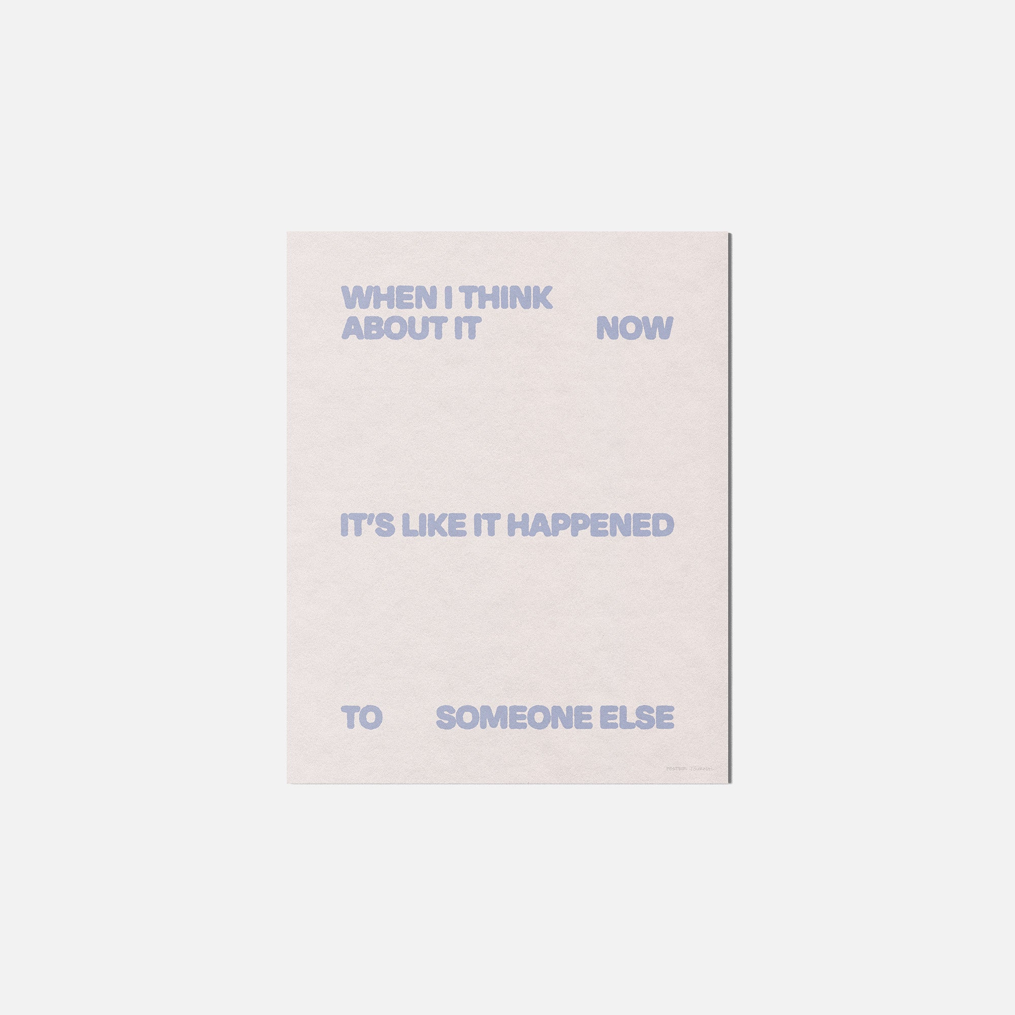 SOMEONE PRINT