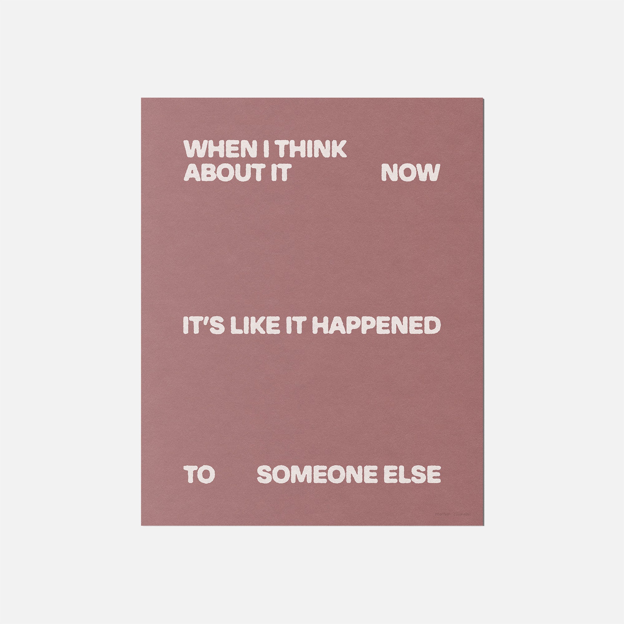 SOMEONE PRINT
