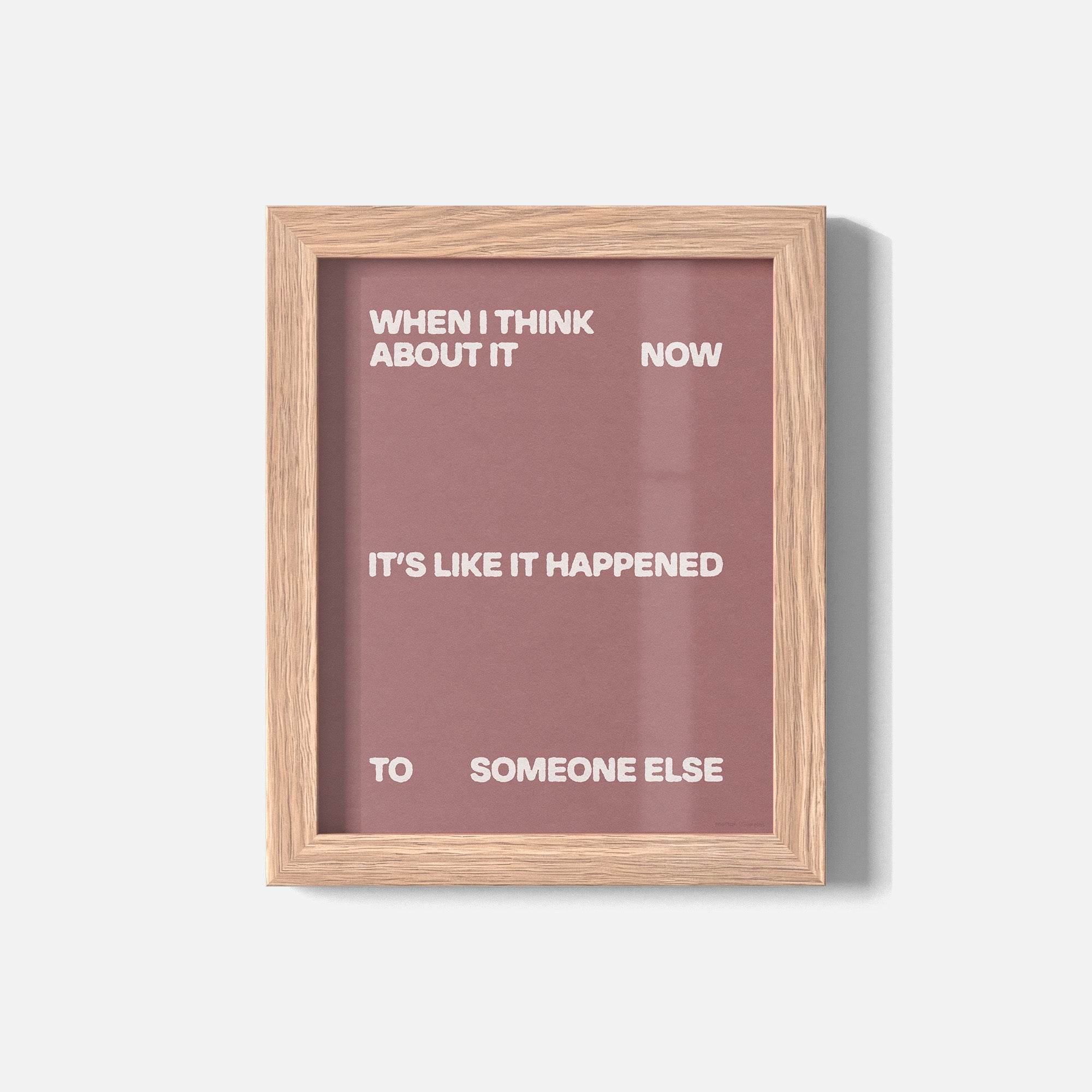 SOMEONE PRINT