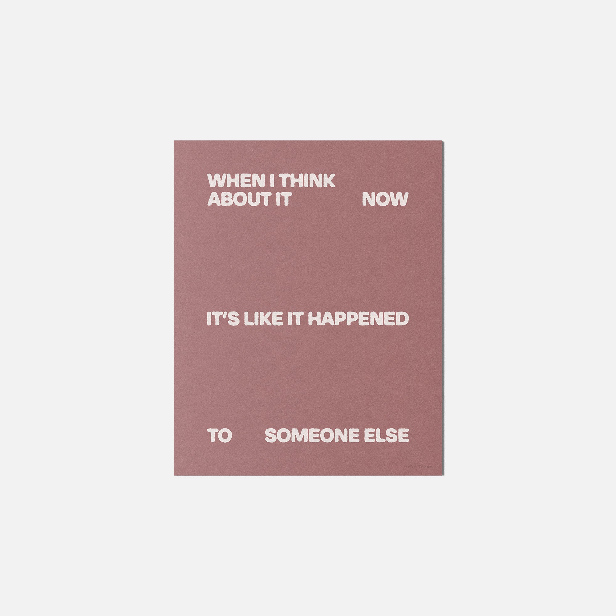 SOMEONE PRINT