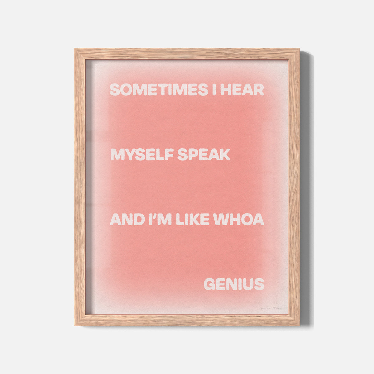 SOMETIMES PRINT