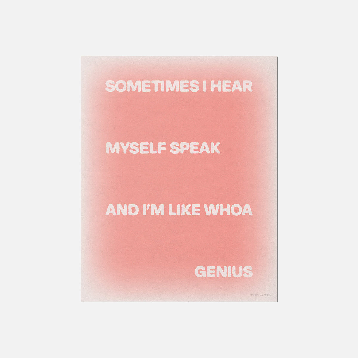 SOMETIMES PRINT