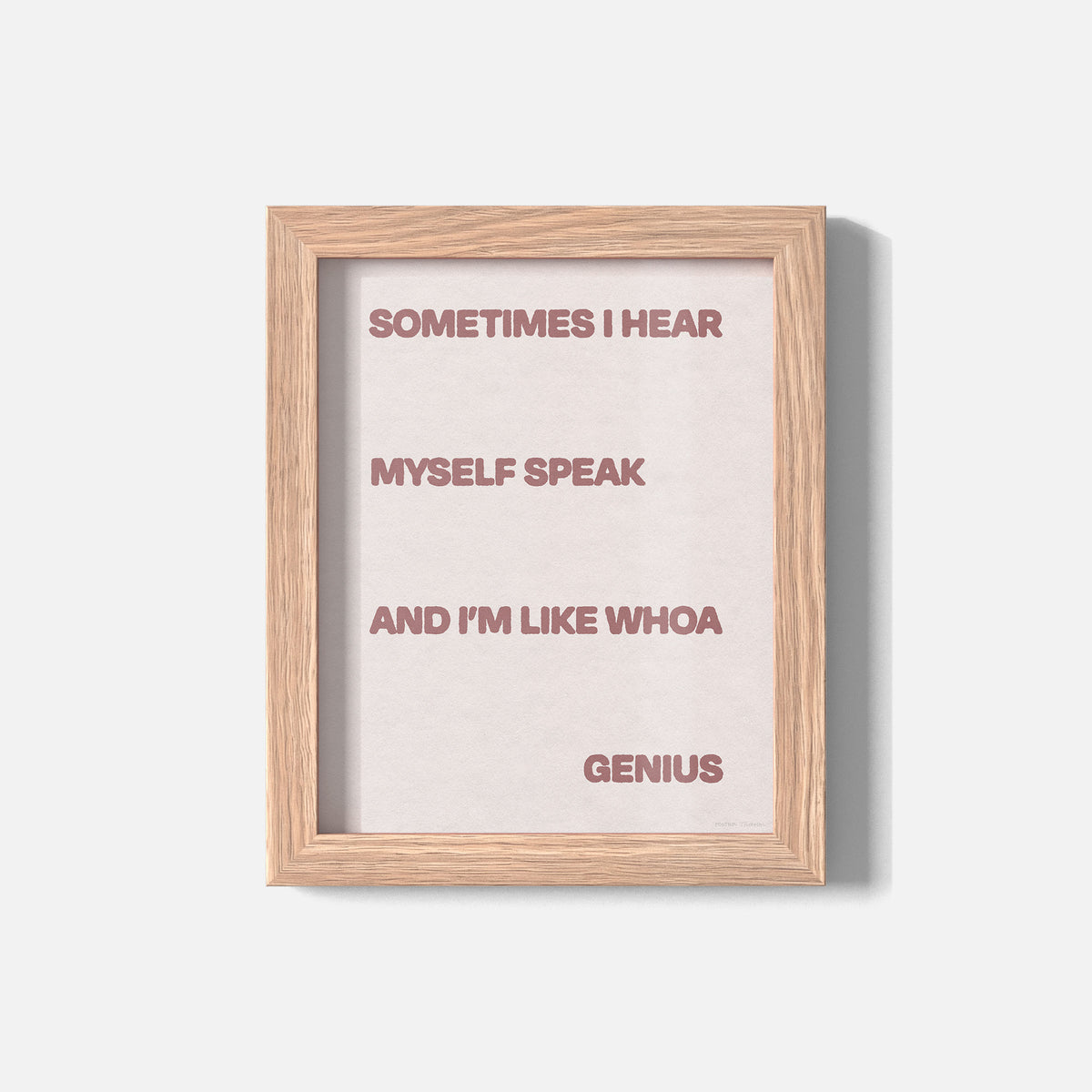 SOMETIMES PRINT