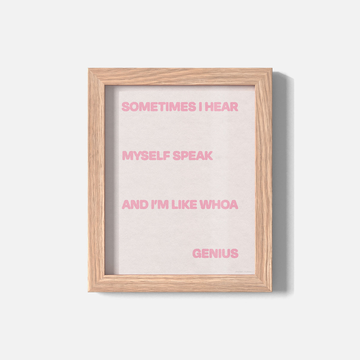 SOMETIMES PRINT