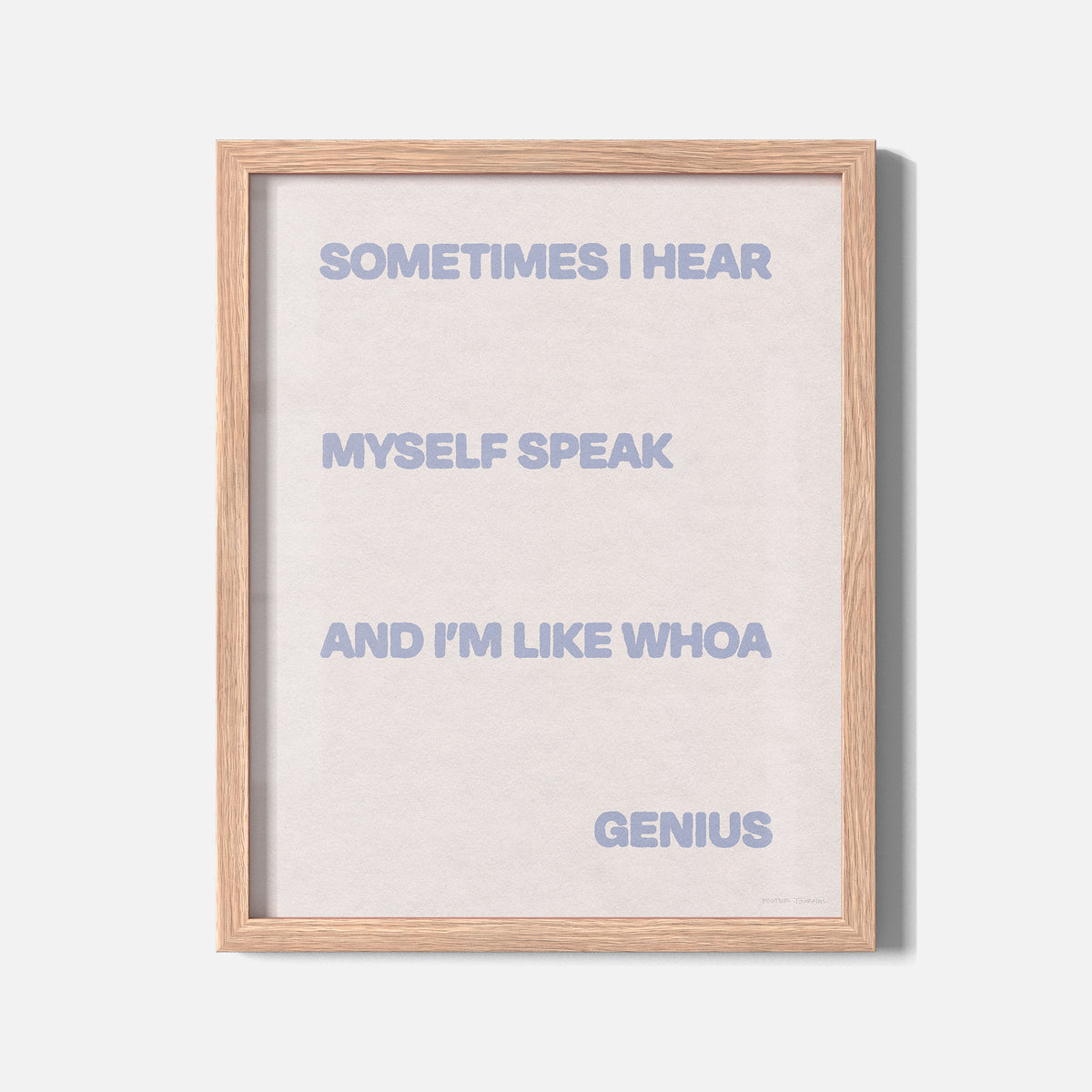 SOMETIMES PRINT