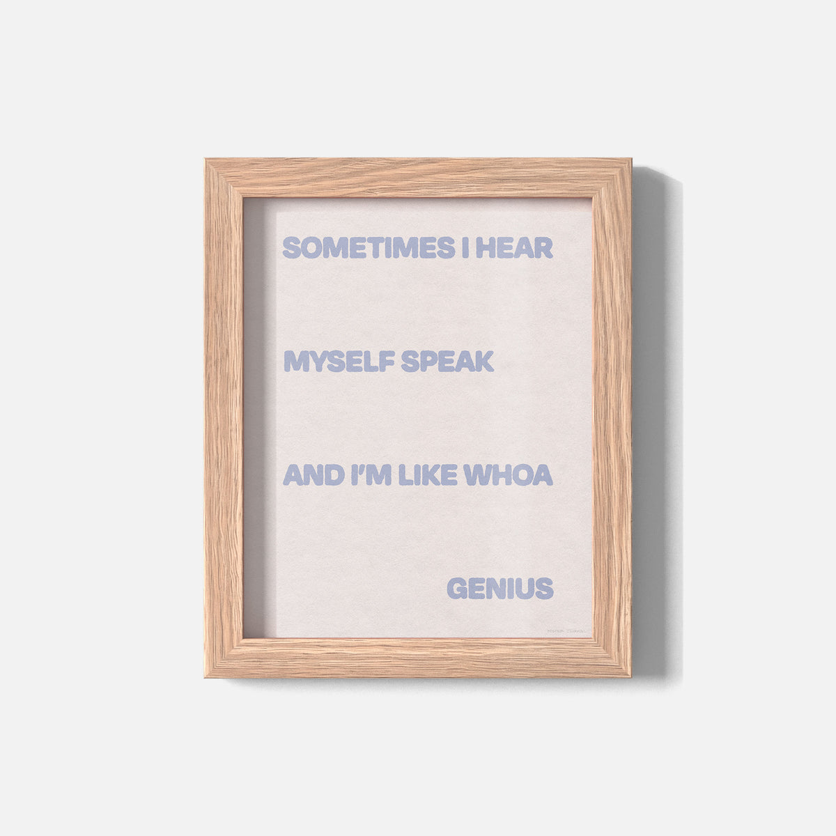 SOMETIMES PRINT