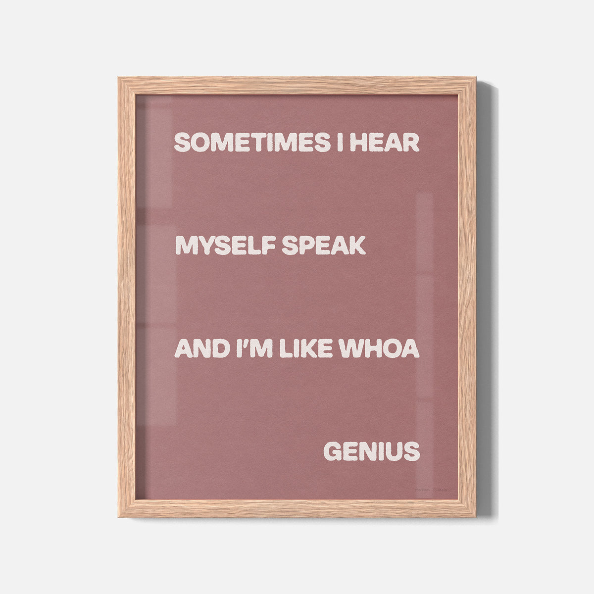 SOMETIMES PRINT