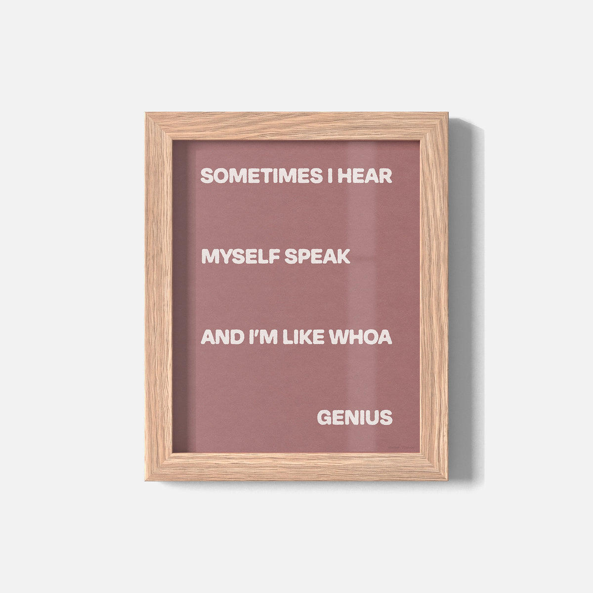 SOMETIMES PRINT