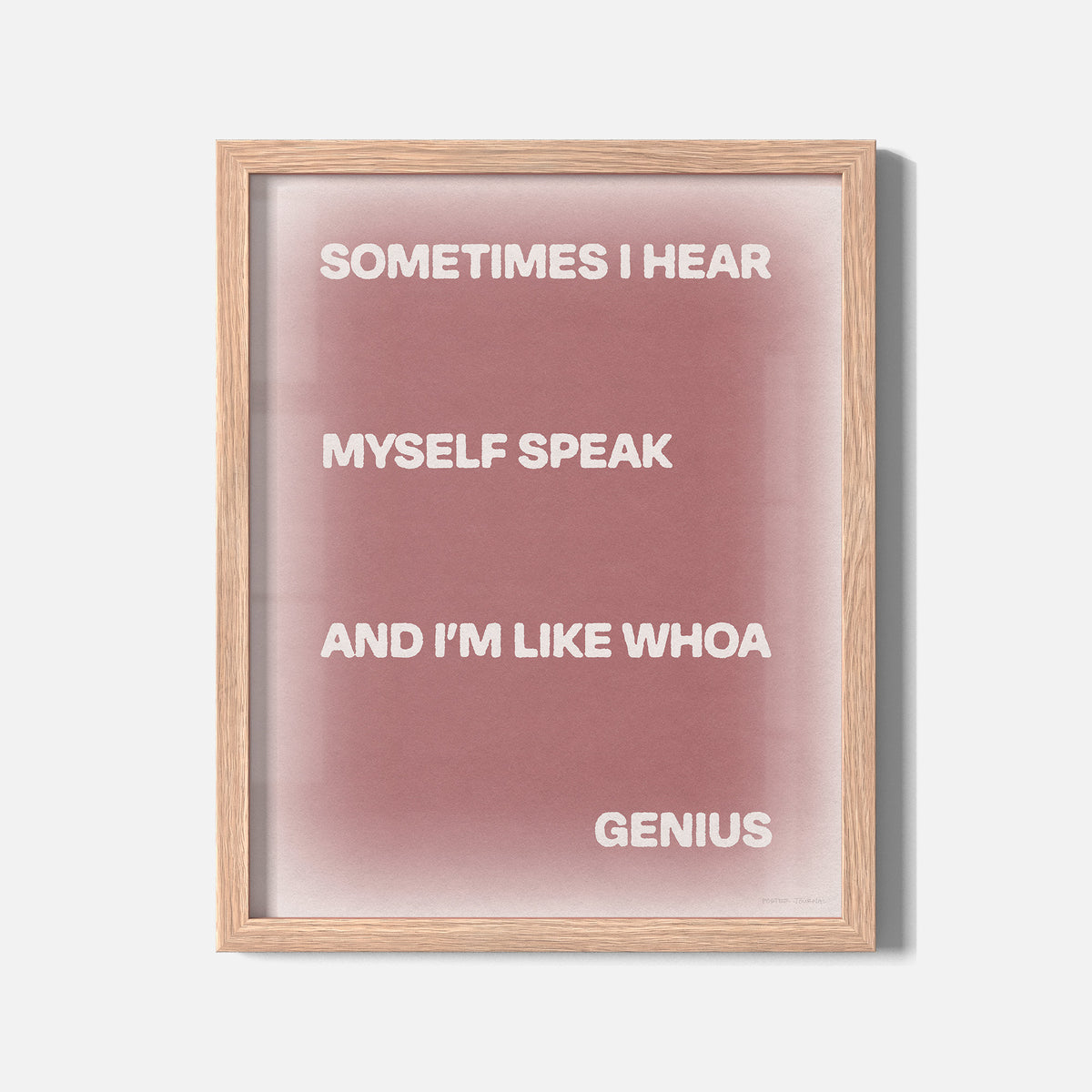 SOMETIMES PRINT