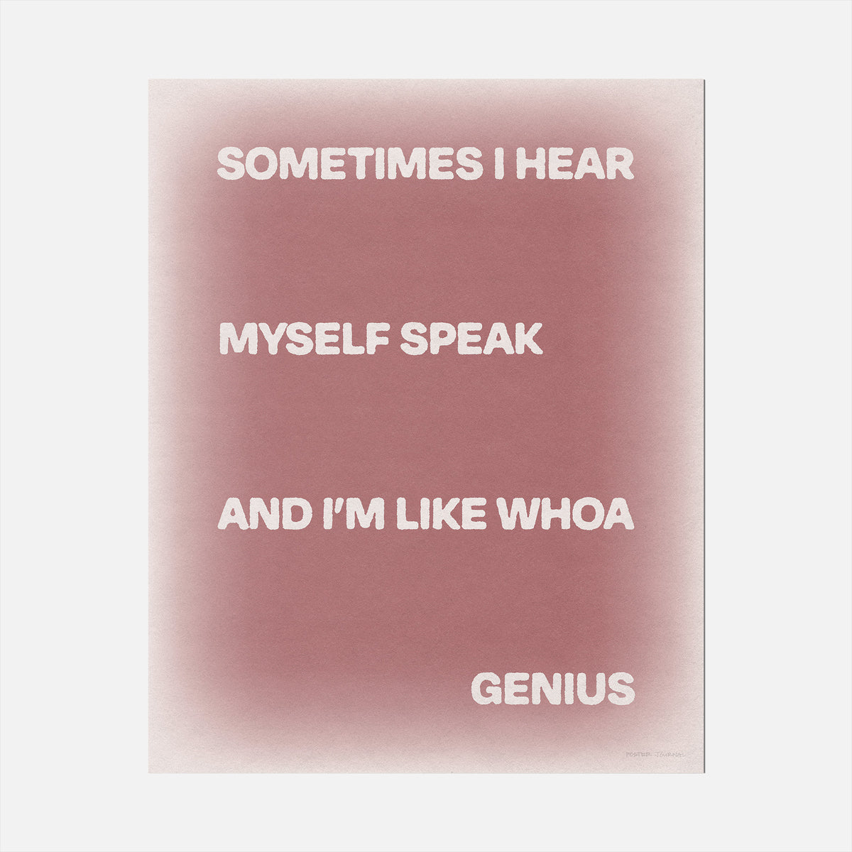 SOMETIMES PRINT