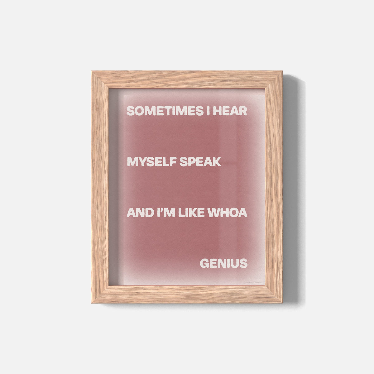 SOMETIMES PRINT