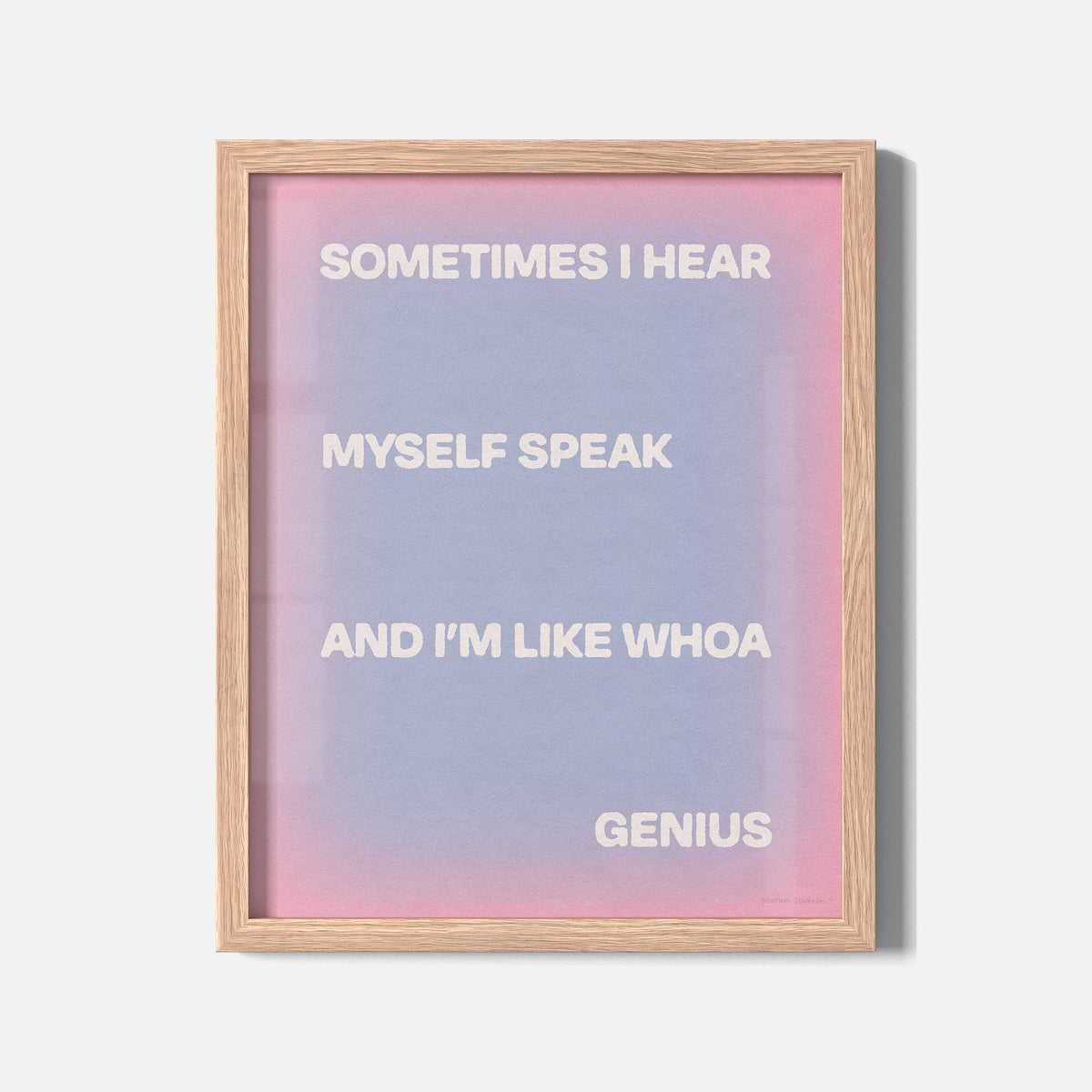 SOMETIMES PRINT