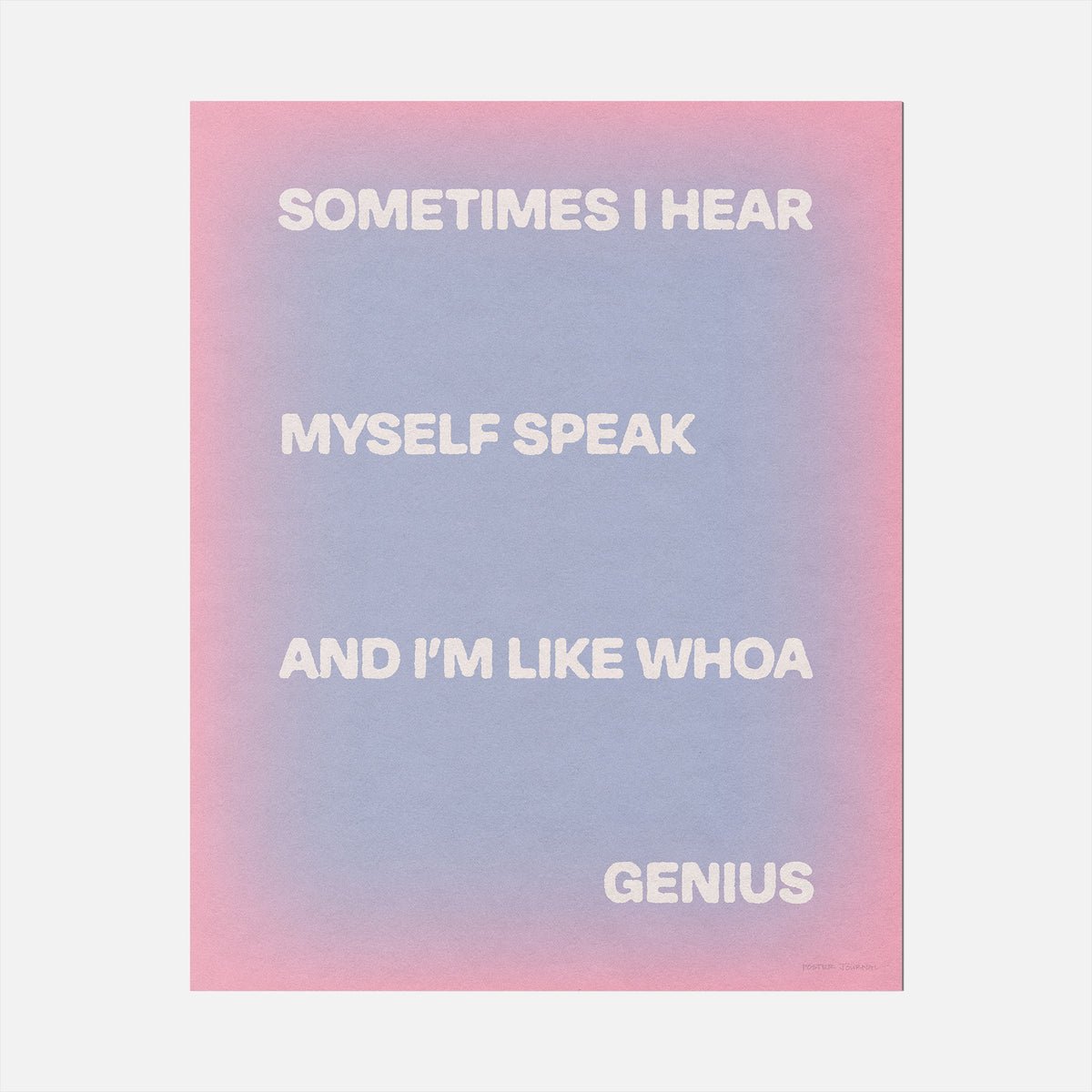 SOMETIMES PRINT