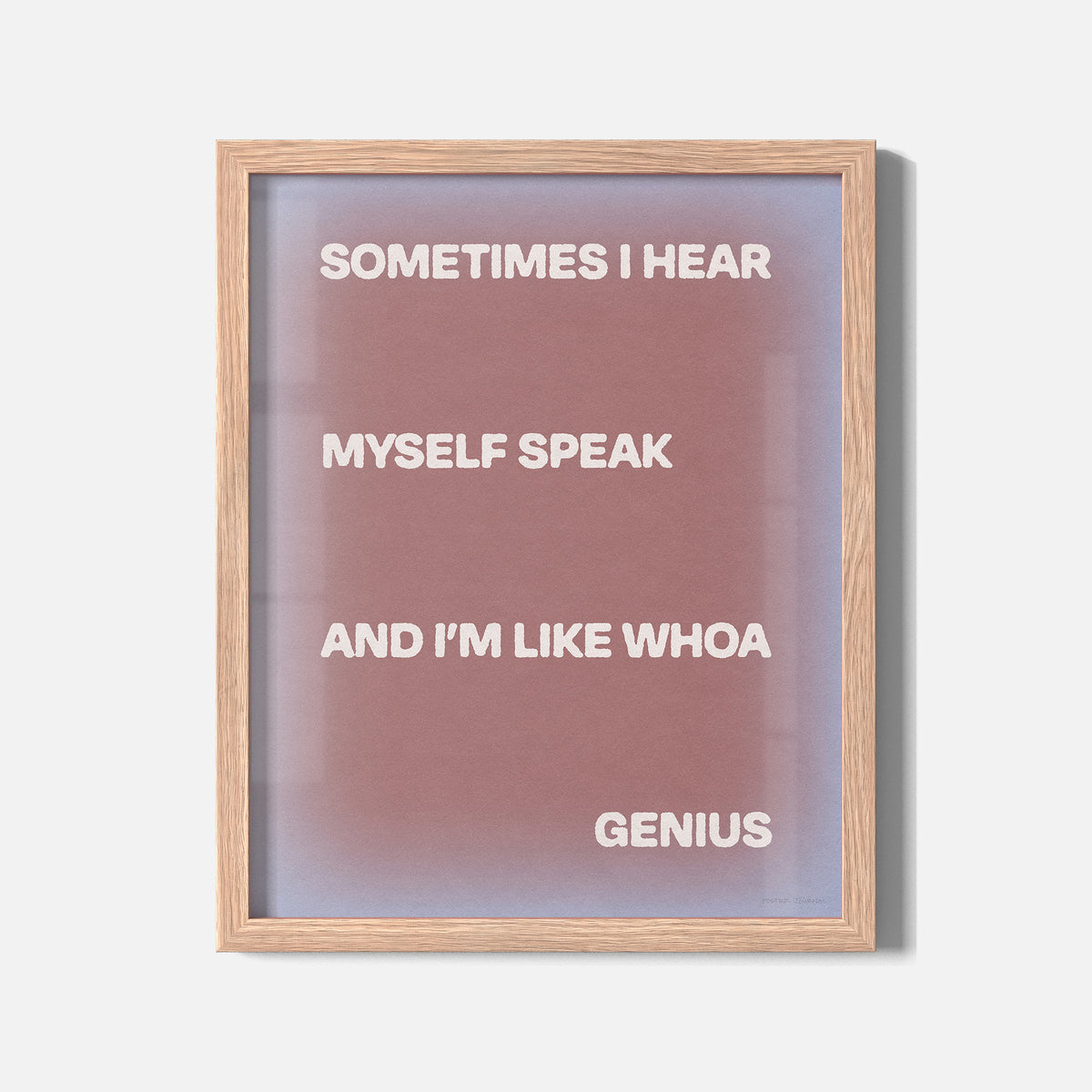 SOMETIMES PRINT