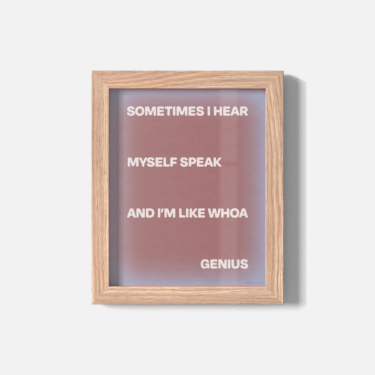 SOMETIMES PRINT