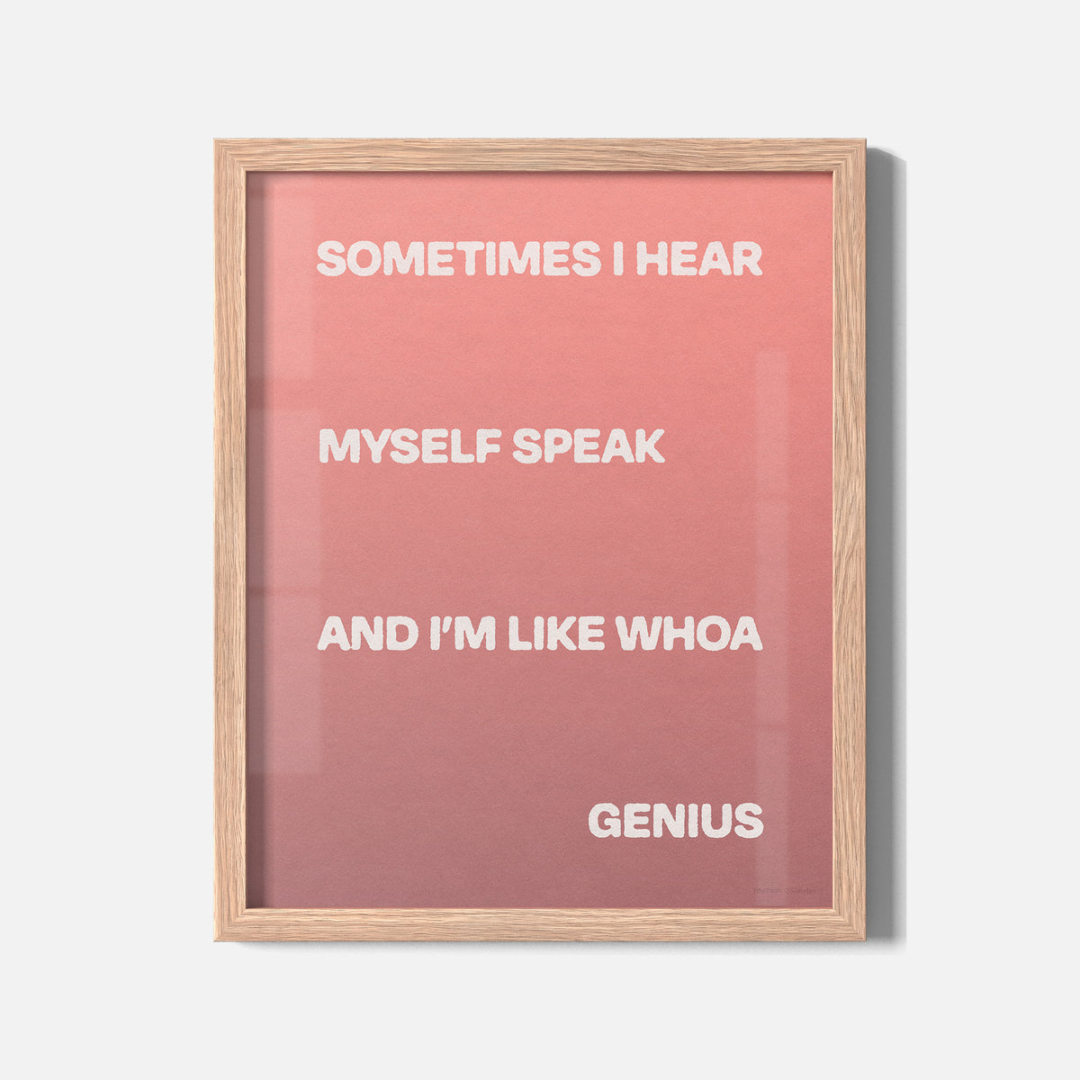 SOMETIMES PRINT