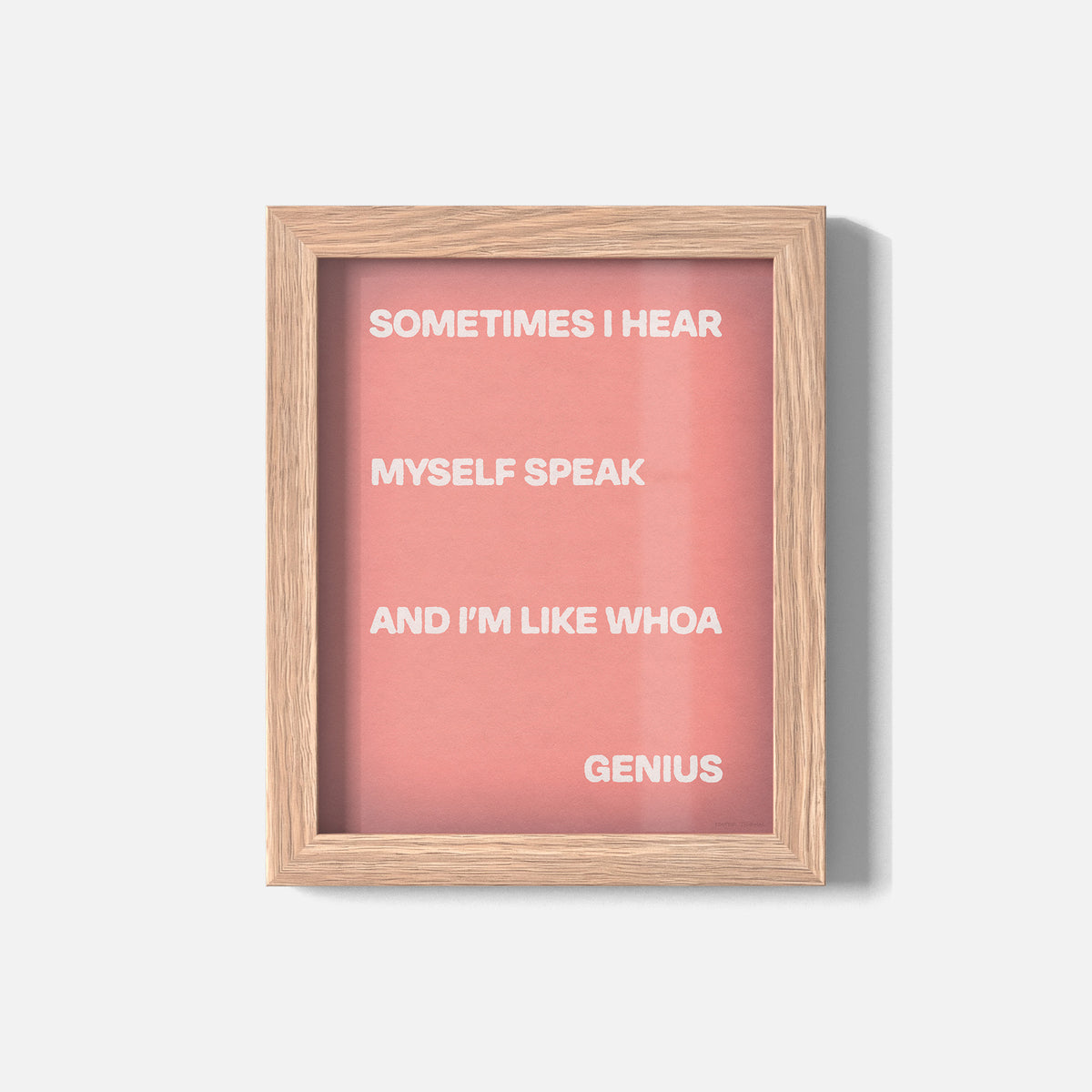 SOMETIMES PRINT