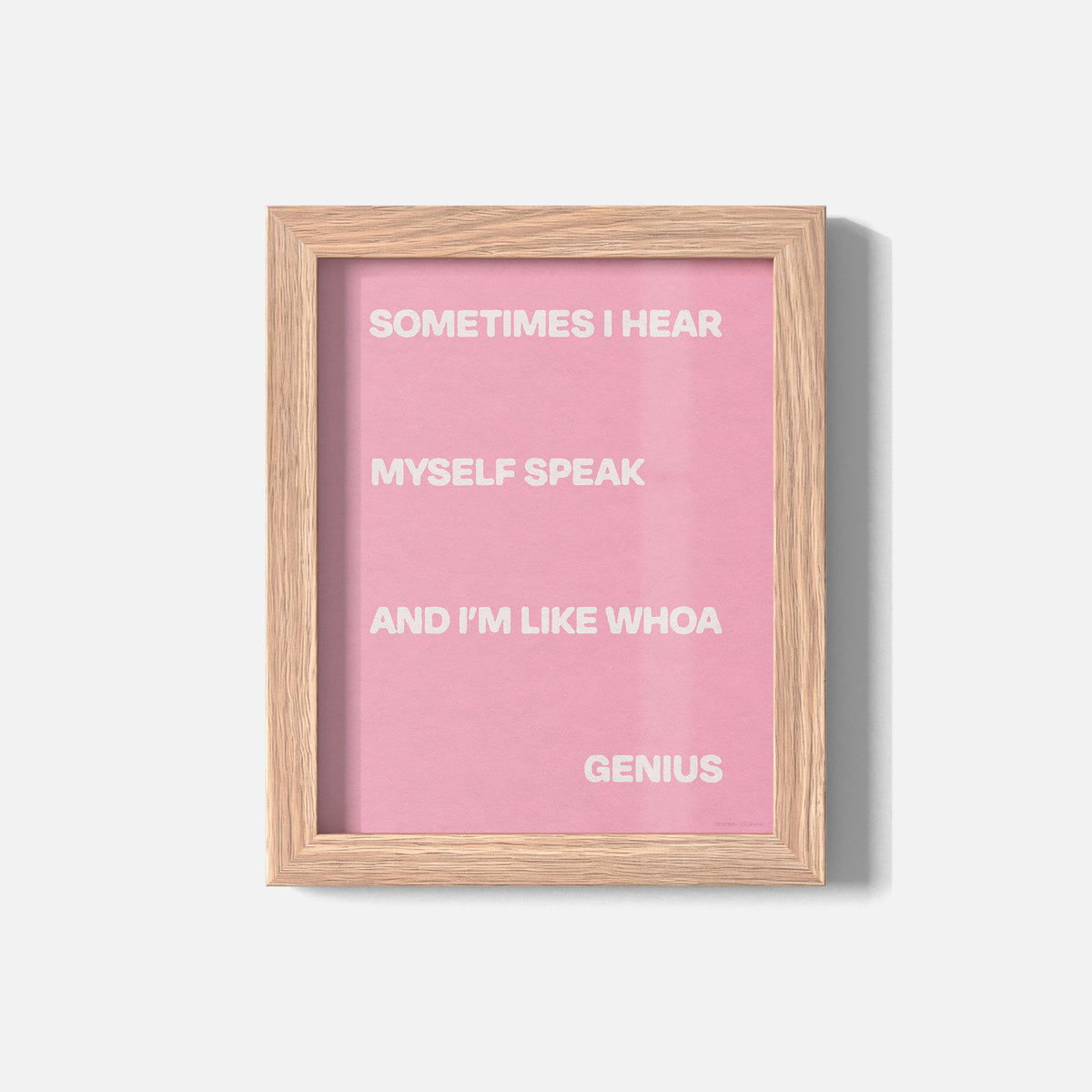 SOMETIMES PRINT
