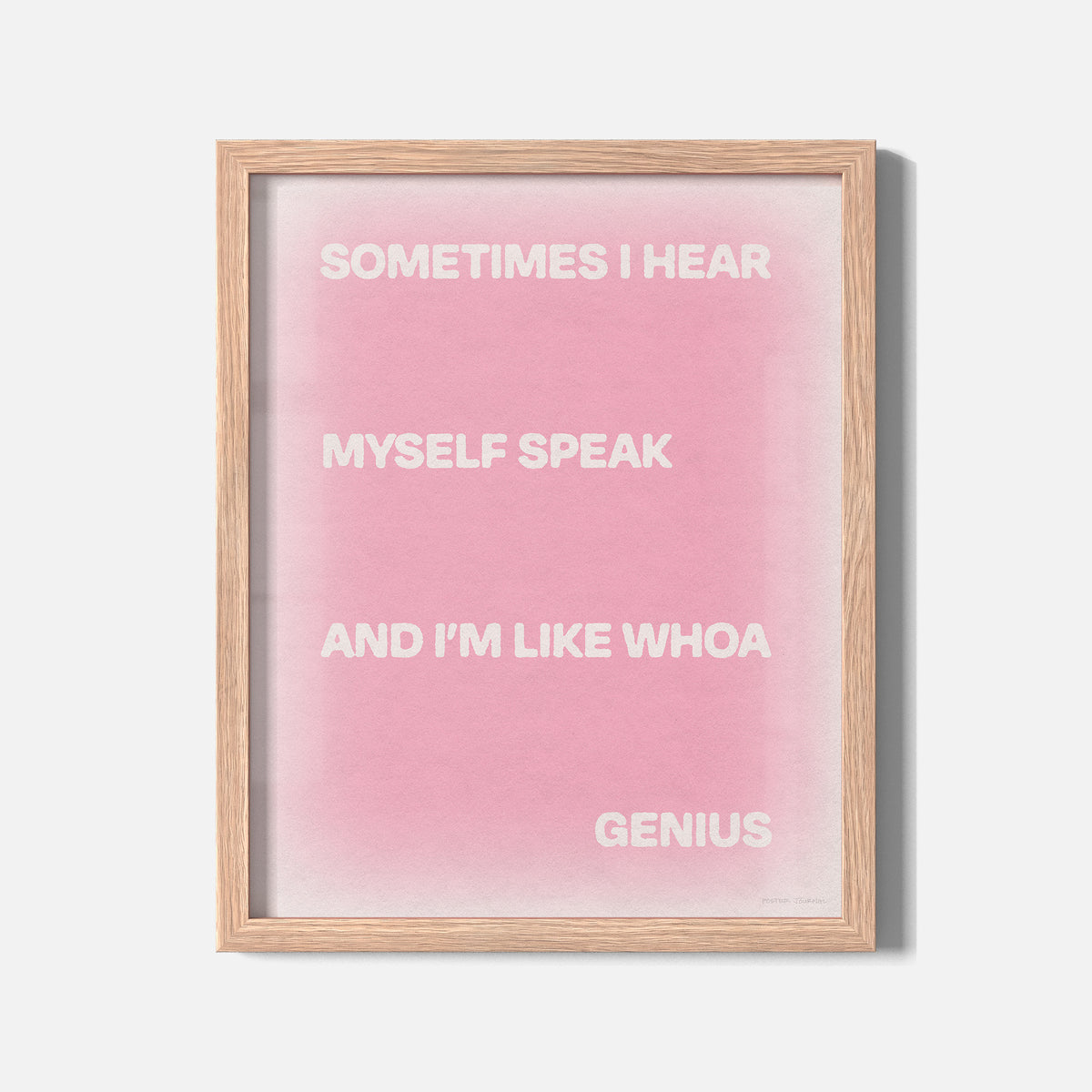 SOMETIMES PRINT