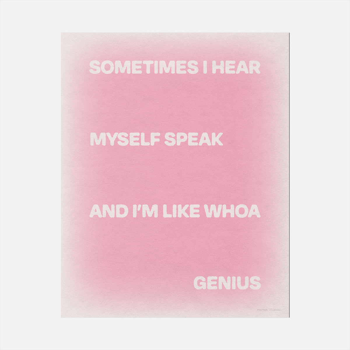 SOMETIMES PRINT