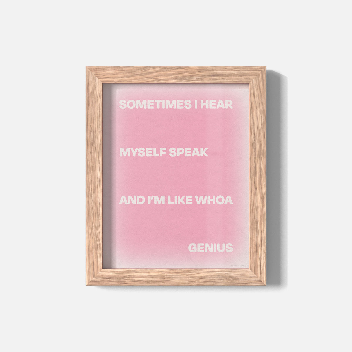 SOMETIMES PRINT