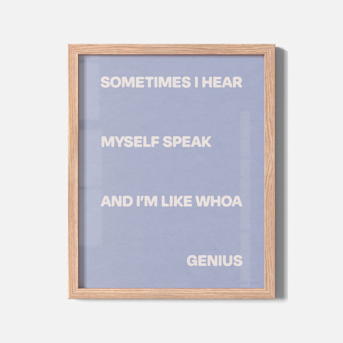 SOMETIMES PRINT