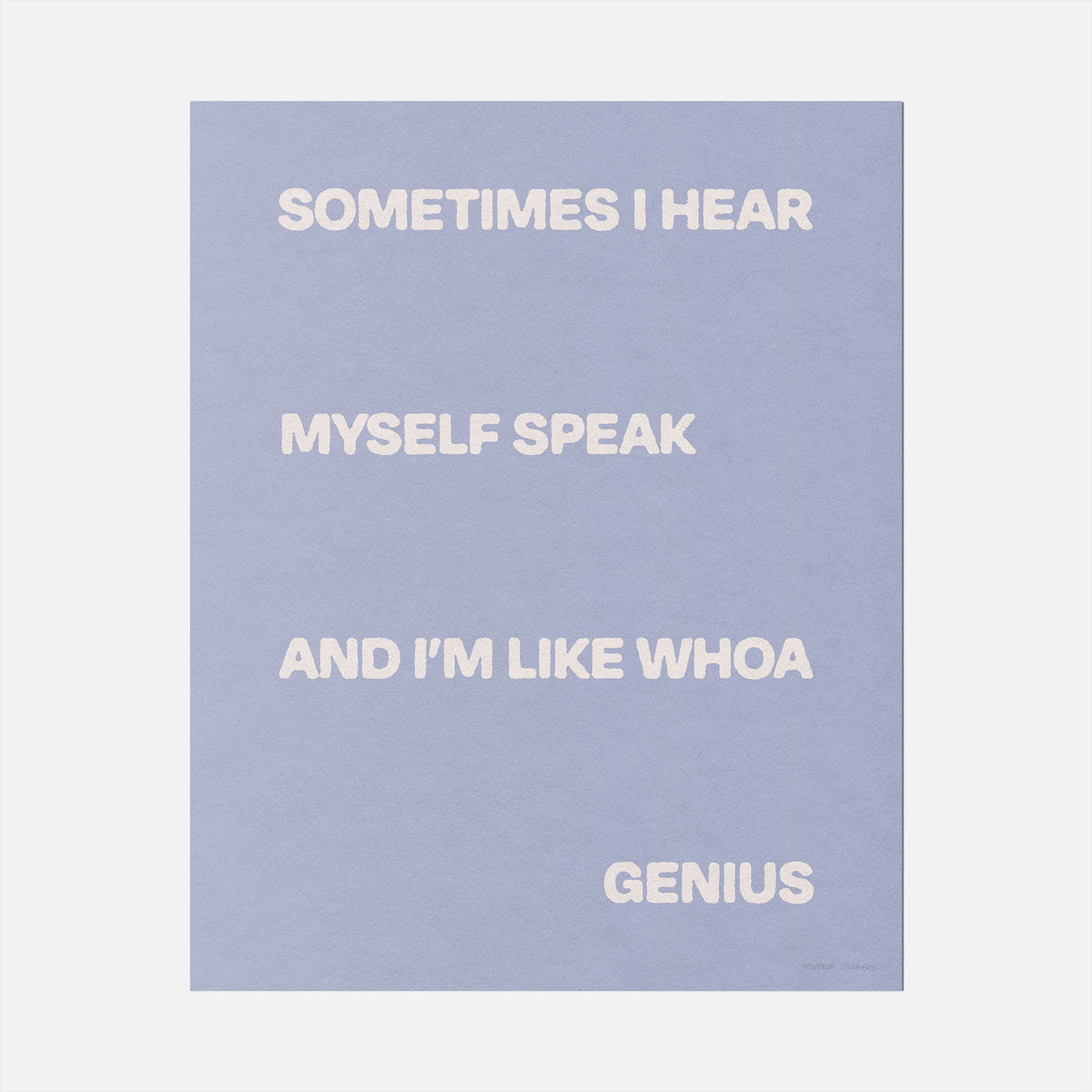 SOMETIMES PRINT