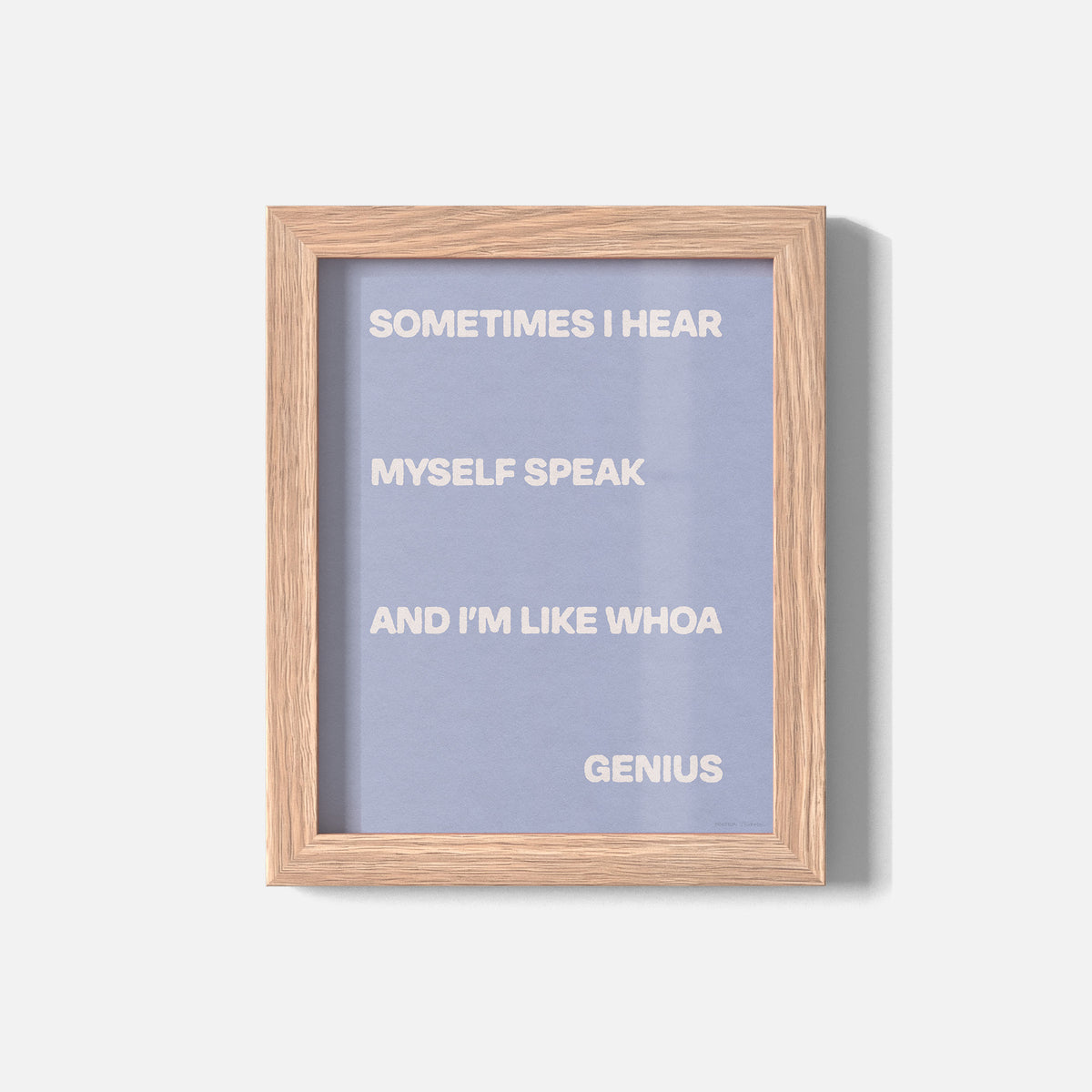 SOMETIMES PRINT