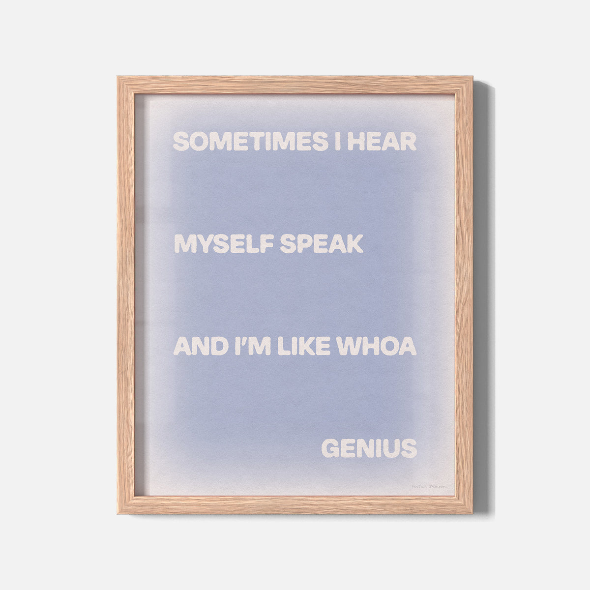 SOMETIMES PRINT