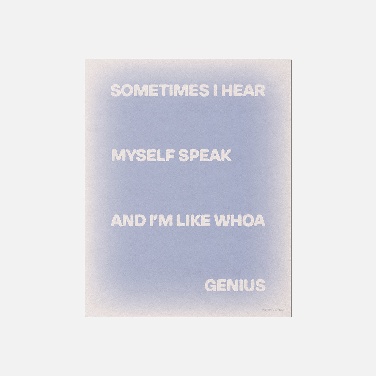 SOMETIMES PRINT