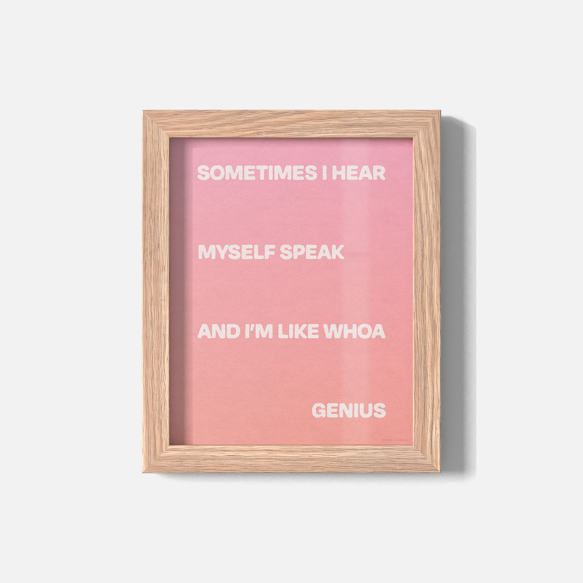 SOMETIMES PRINT