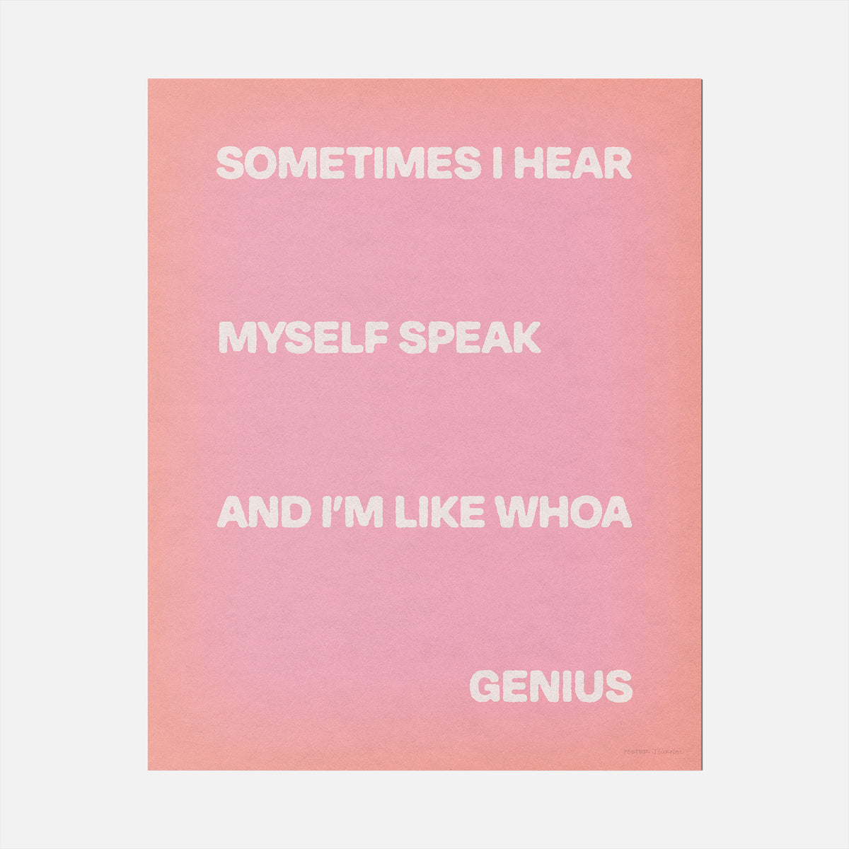 SOMETIMES PRINT