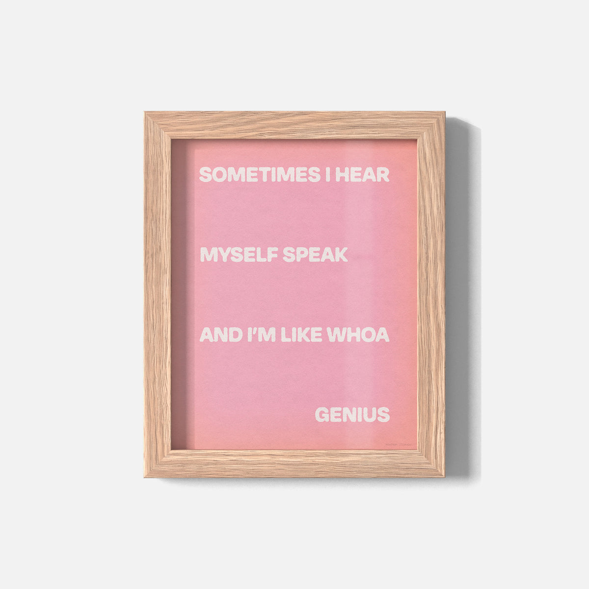 SOMETIMES PRINT