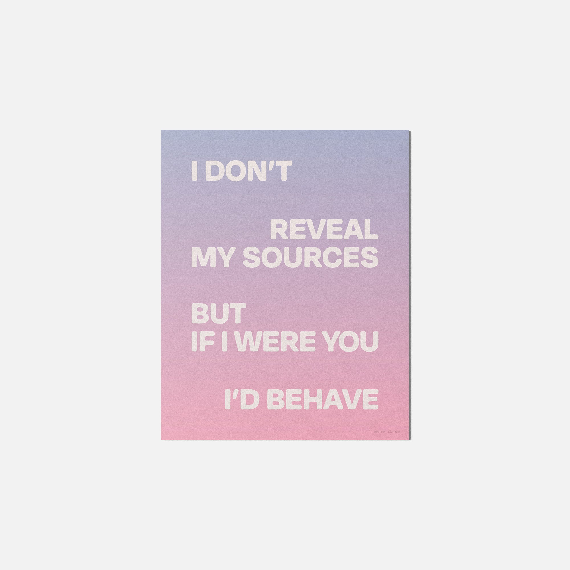 SOURCES PRINT