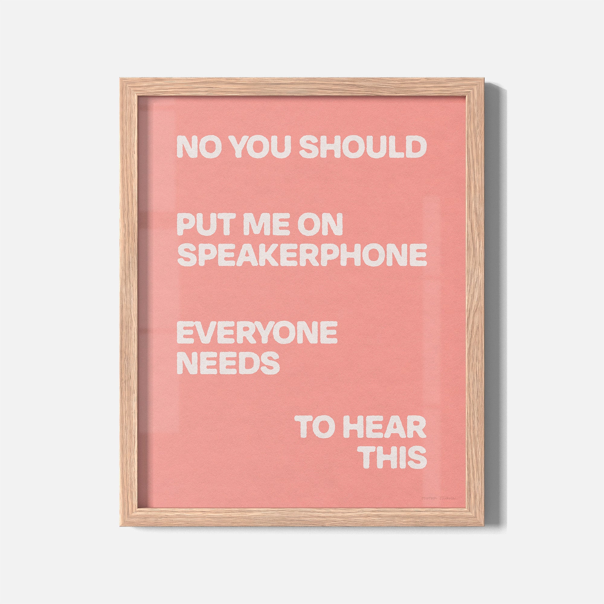 SPEAKERPHONE PRINT