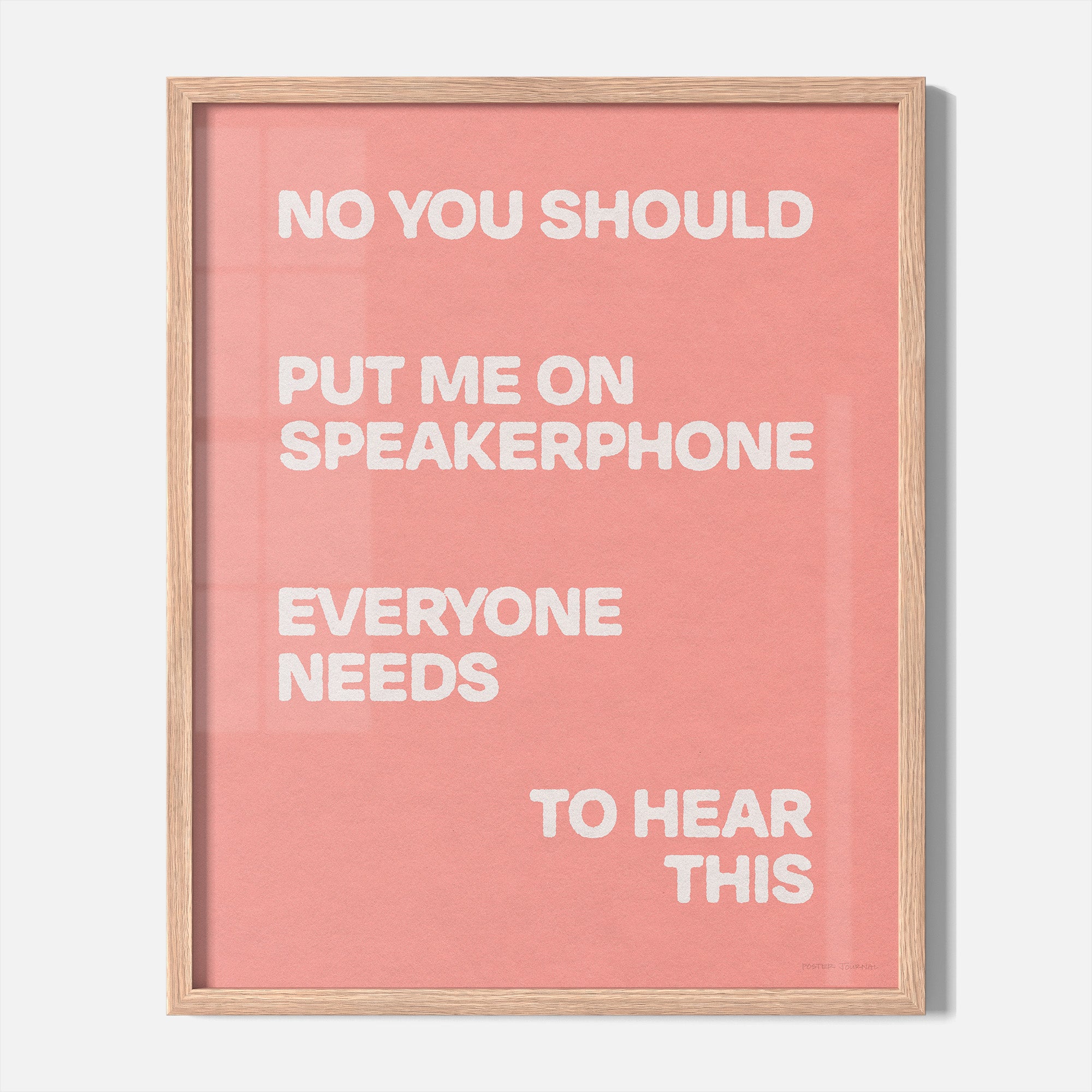 SPEAKERPHONE PRINT