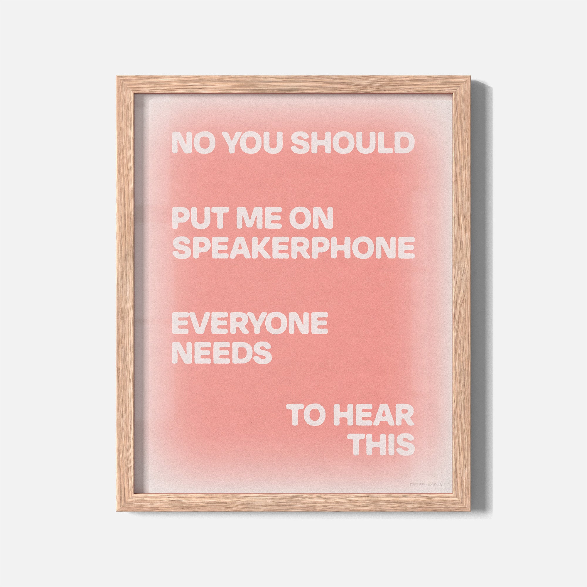 SPEAKERPHONE PRINT
