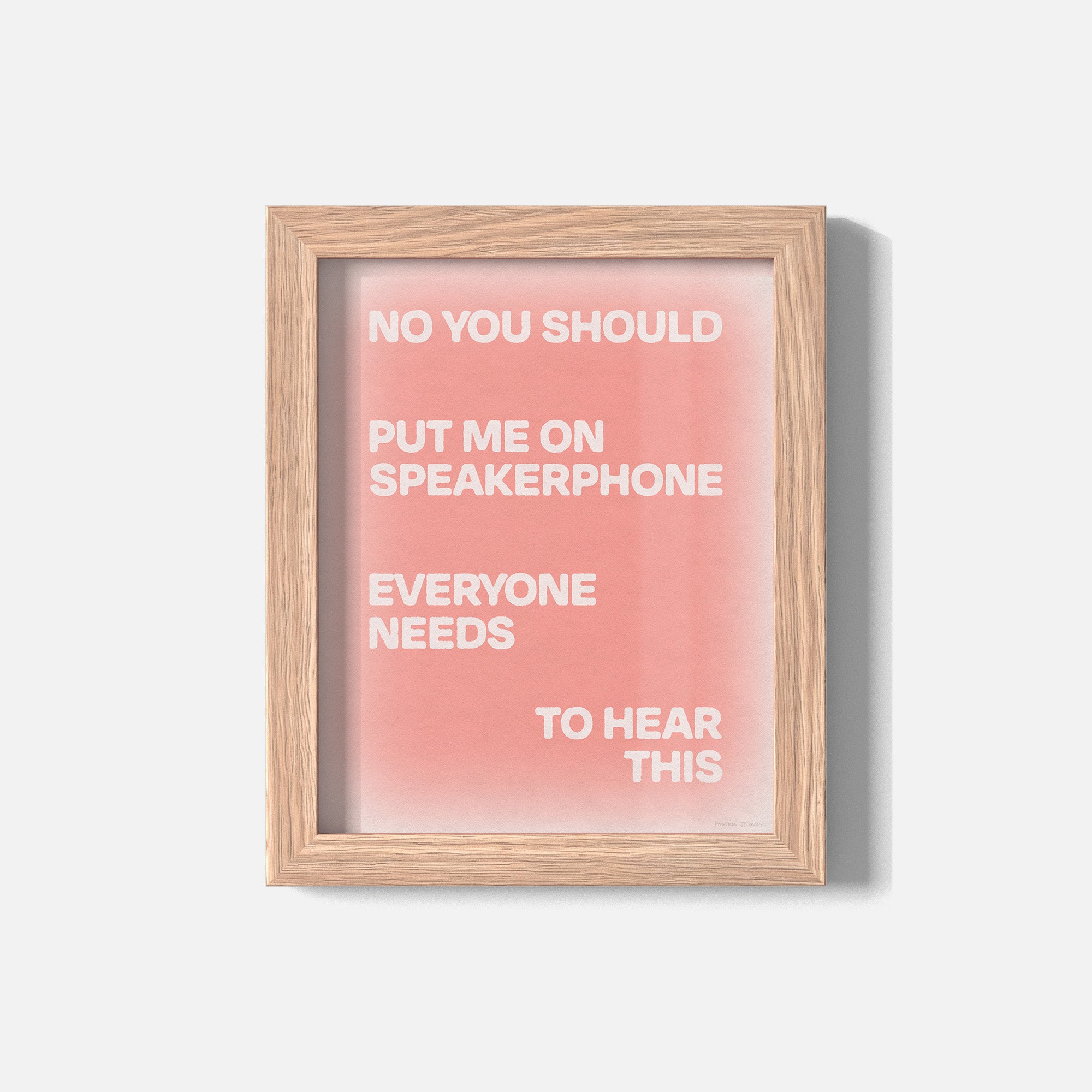 SPEAKERPHONE PRINT
