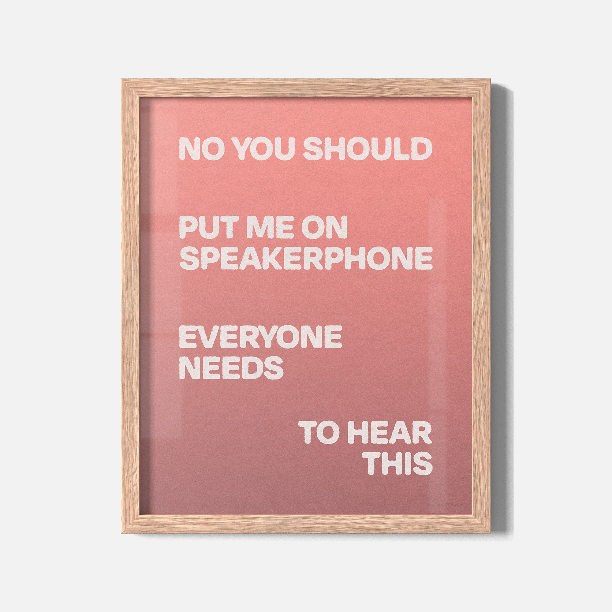 SPEAKERPHONE PRINT