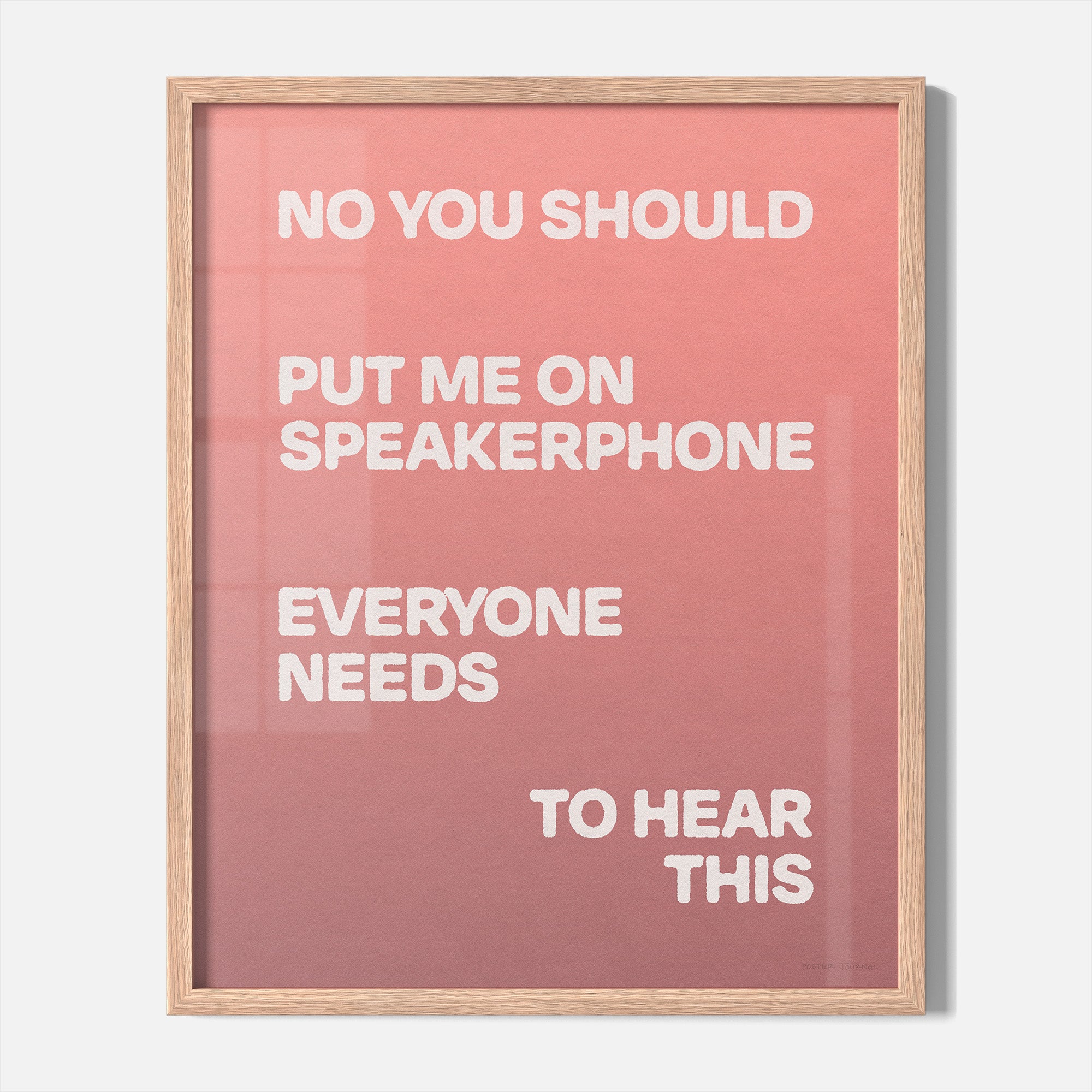 SPEAKERPHONE PRINT