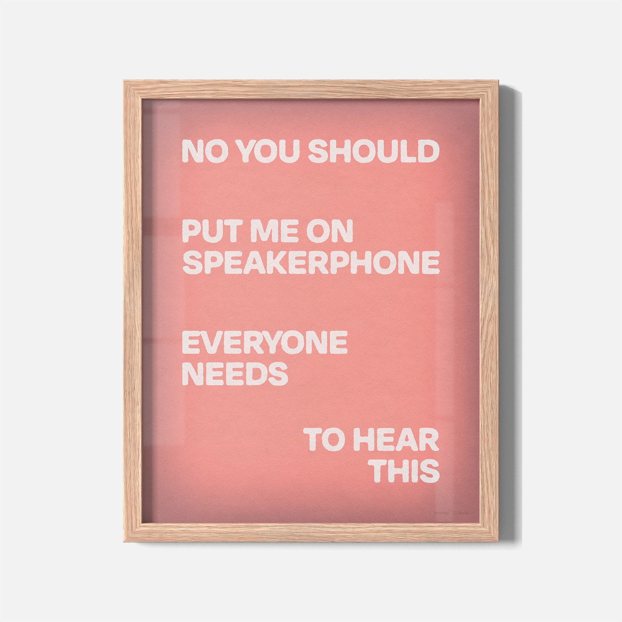 SPEAKERPHONE PRINT