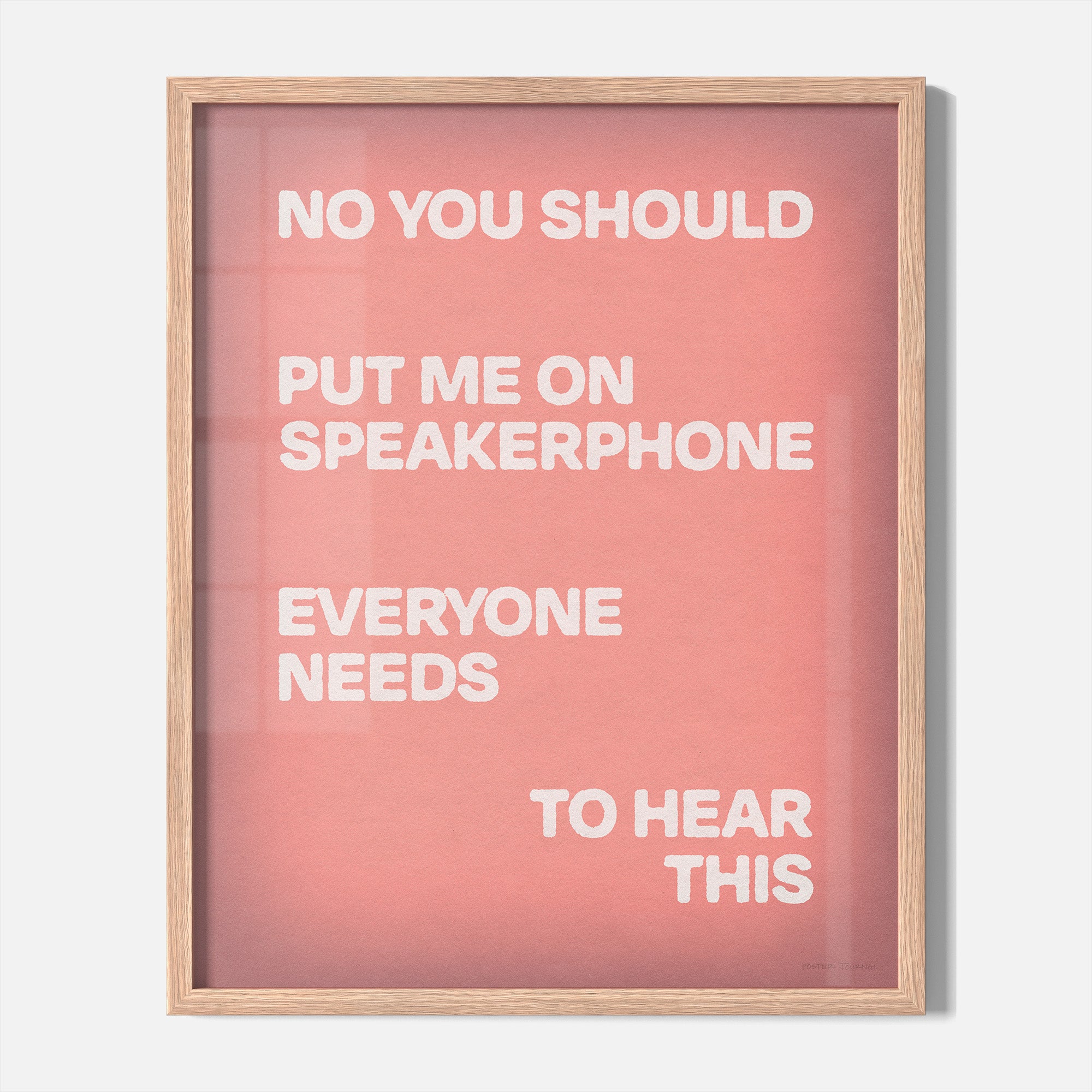 SPEAKERPHONE PRINT