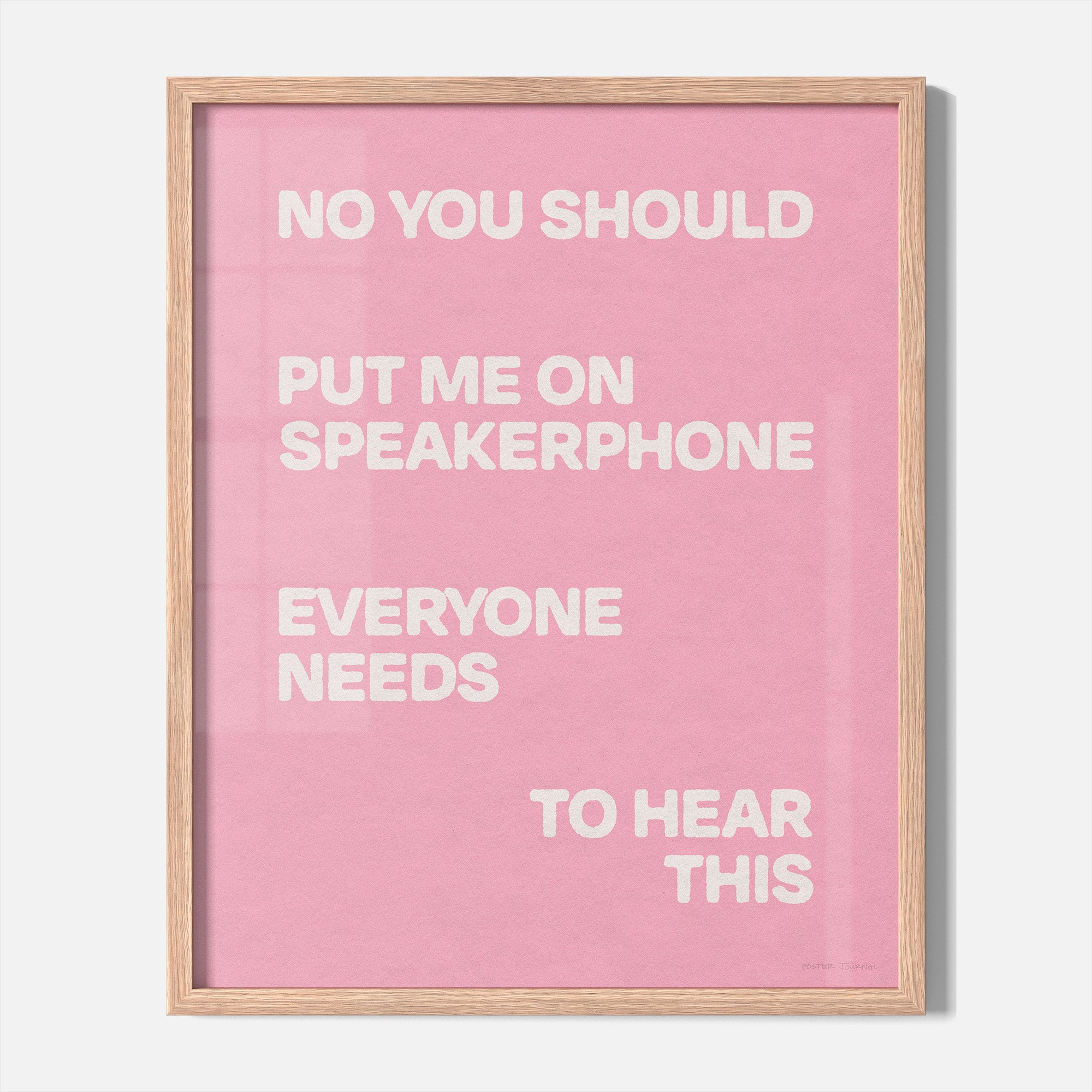 SPEAKERPHONE PRINT
