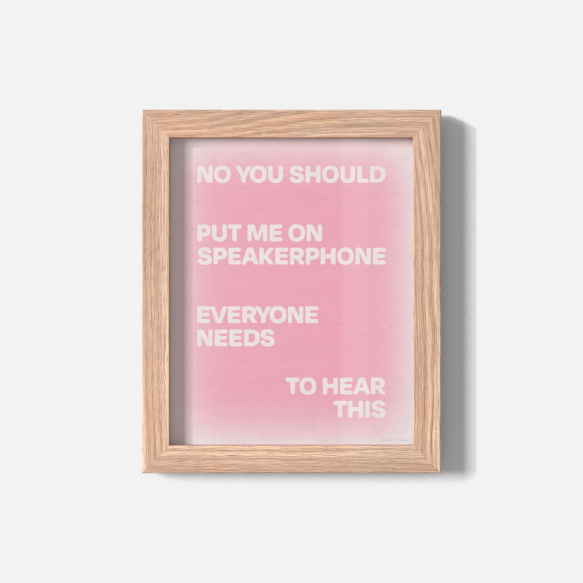 SPEAKERPHONE PRINT