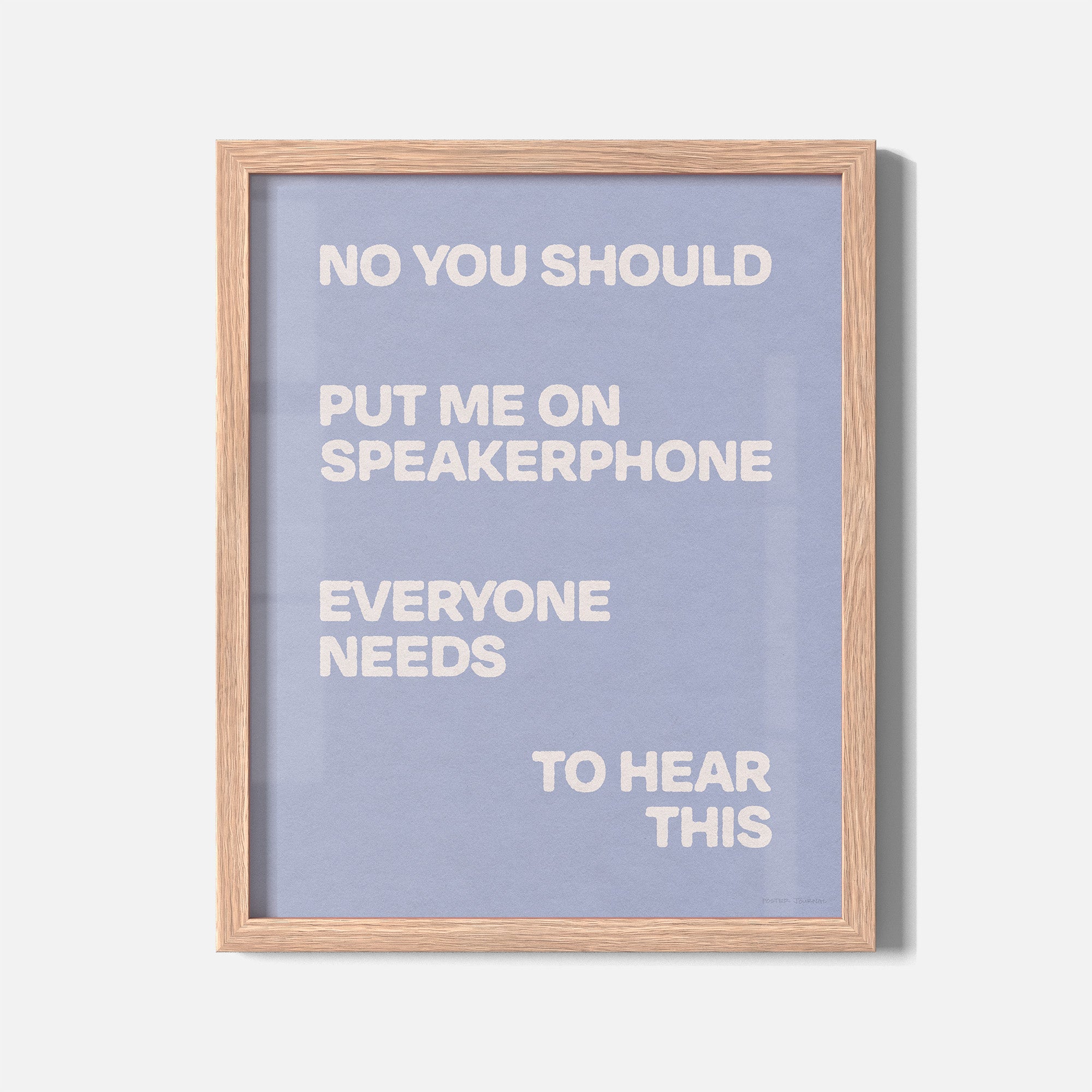 SPEAKERPHONE PRINT